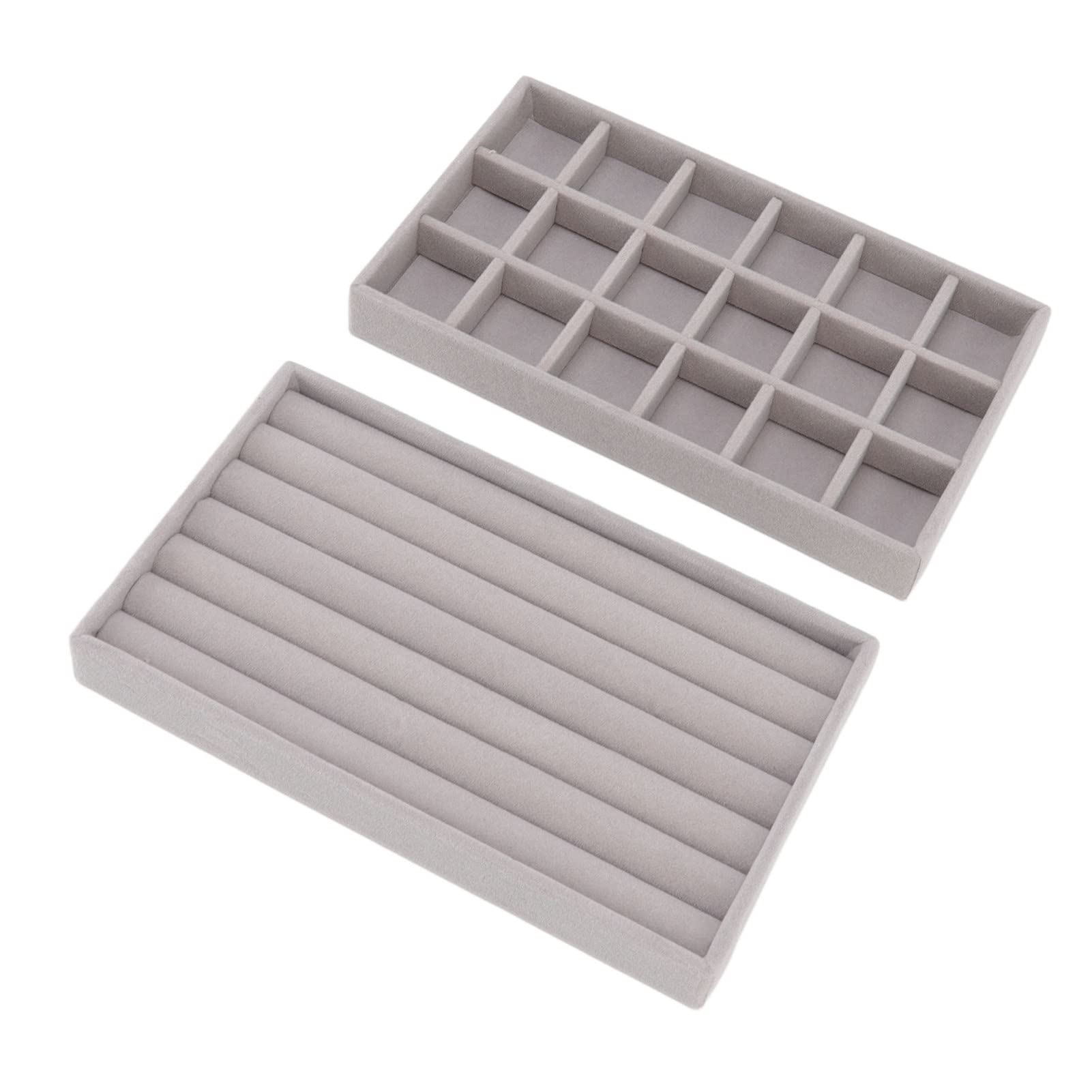 Elegant Jewelry Display Box with Multiple Compartments - Perfect for Organizing Rings, Necklaces & Earrings - Ideal for Jewelry Stores, Home Storage & Gift Presentation