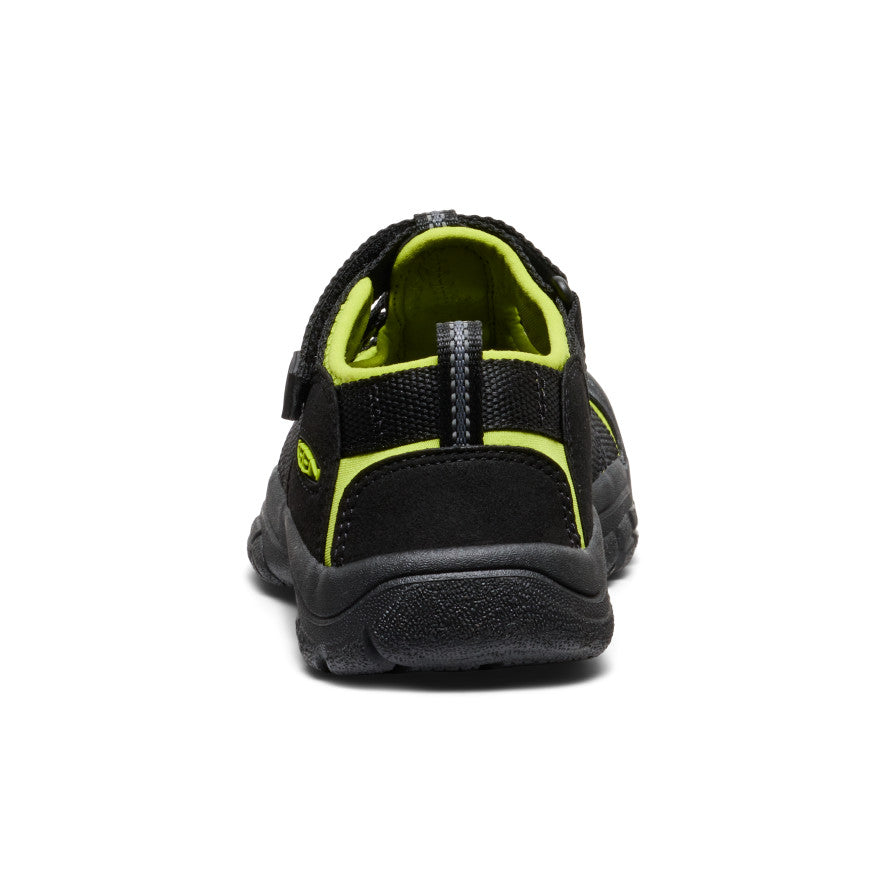 Newport H2 Kids' Sandals - Black & Lime Green | Comfortable Beach & Pool Shoes for Boys and Girls