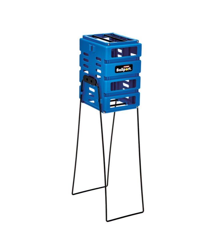 Tourna Mini Ballport 36 Tennis Ball Hopper - Portable Tennis Ball Collector & Trainer for Kids & Adults - Perfect for Practice, Coaching & Solo Drills