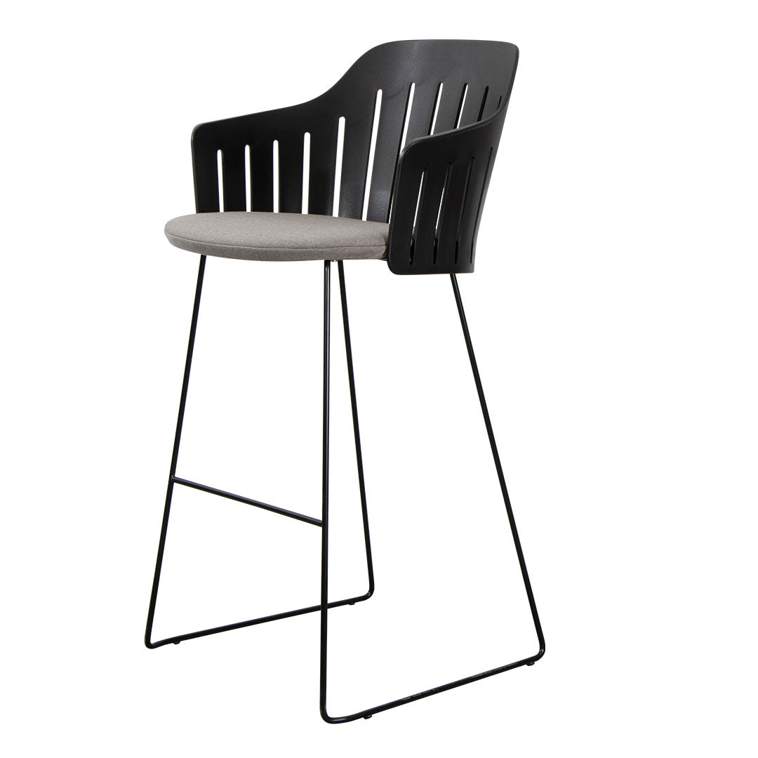 Premium Outdoor Bar Chair with Sled Base & Comfortable Seat Cushion - Perfect for Patio, Deck, Poolside, and Backyard Relaxation
