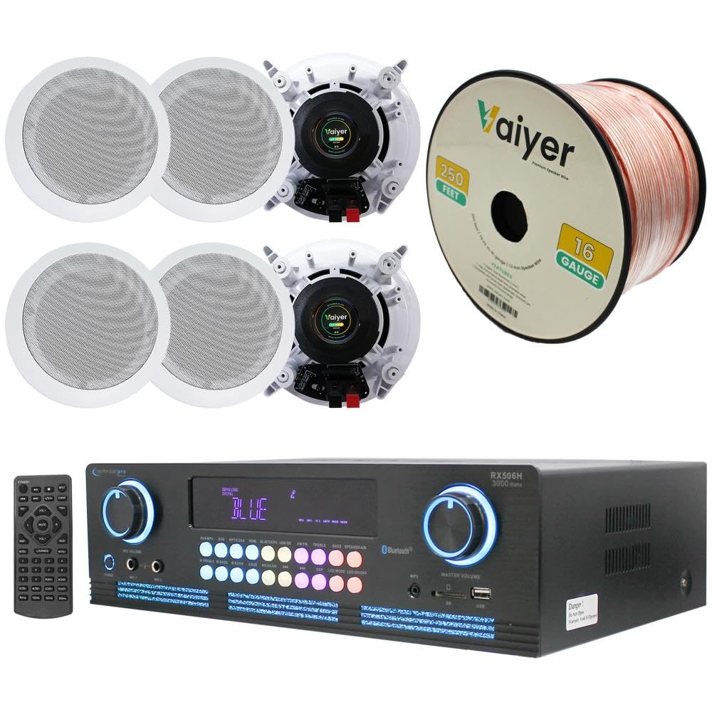 Technical Pro 2000W Bluetooth Home Theater System with 6x 5.25