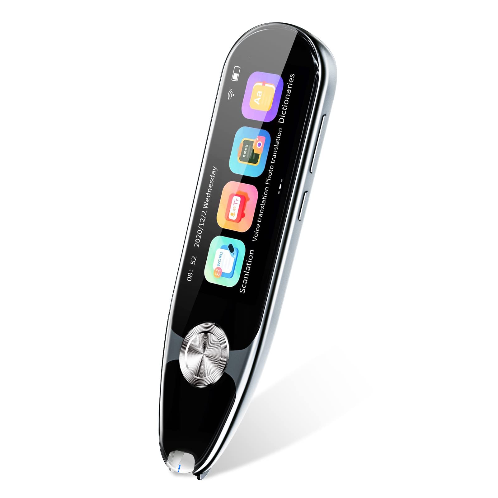 Multilingual OCR Pen Scanner - 112 Languages Text Translation & Speech Device with Text Excerpt Function | Portable Digital Scanning Translator for Language Learning, Business Meetings & Travel Reading