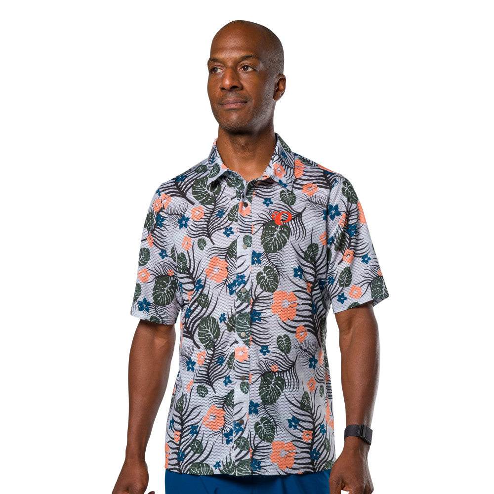 Men's Quick-Dry Hiking Short Sleeve Shirt - Canyon Tech Snap Performance Top for Outdoor Adventures & Travel