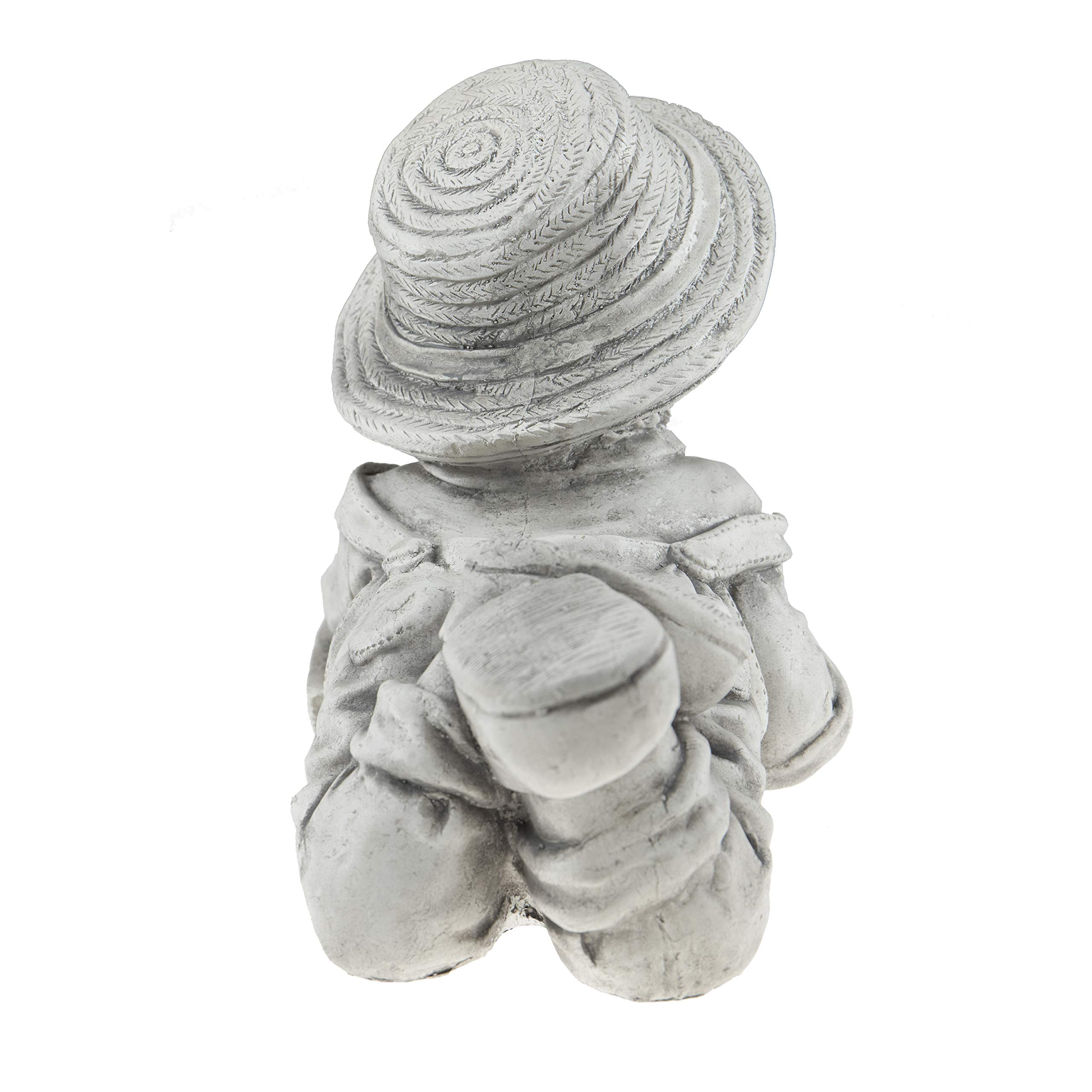Resin Garden Statue of Boy Reading Book - Indoor Outdoor Decorative Figurine for Home, Patio, Yard & Garden | Perfect Gift for Book Lovers & Literary-Themed Decor