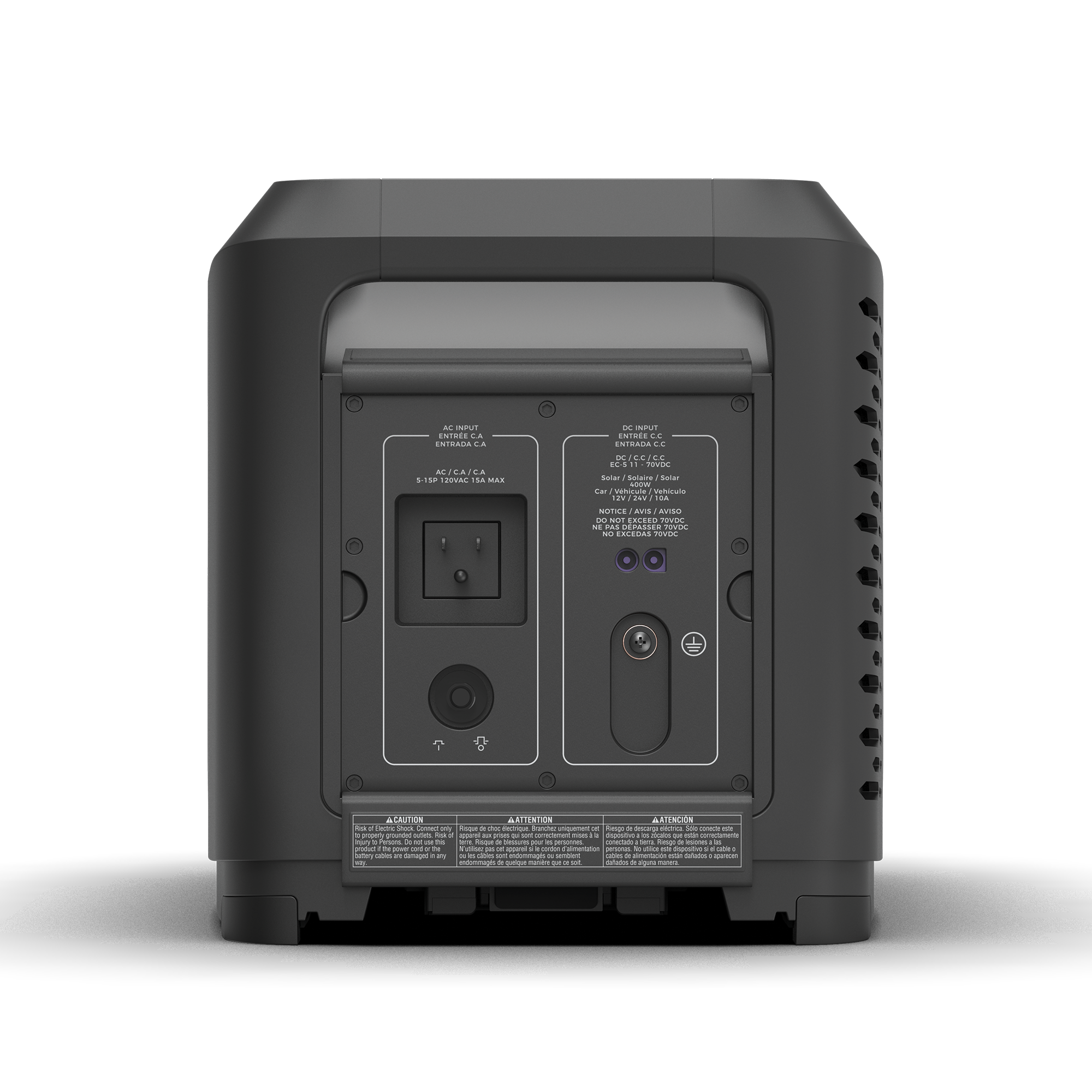 Zero E Portable Expandable Power Station - 300W Solar Generator for Camping, Emergency Backup & Outdoor Adventures - Compact Lithium Battery with AC/DC/USB Ports