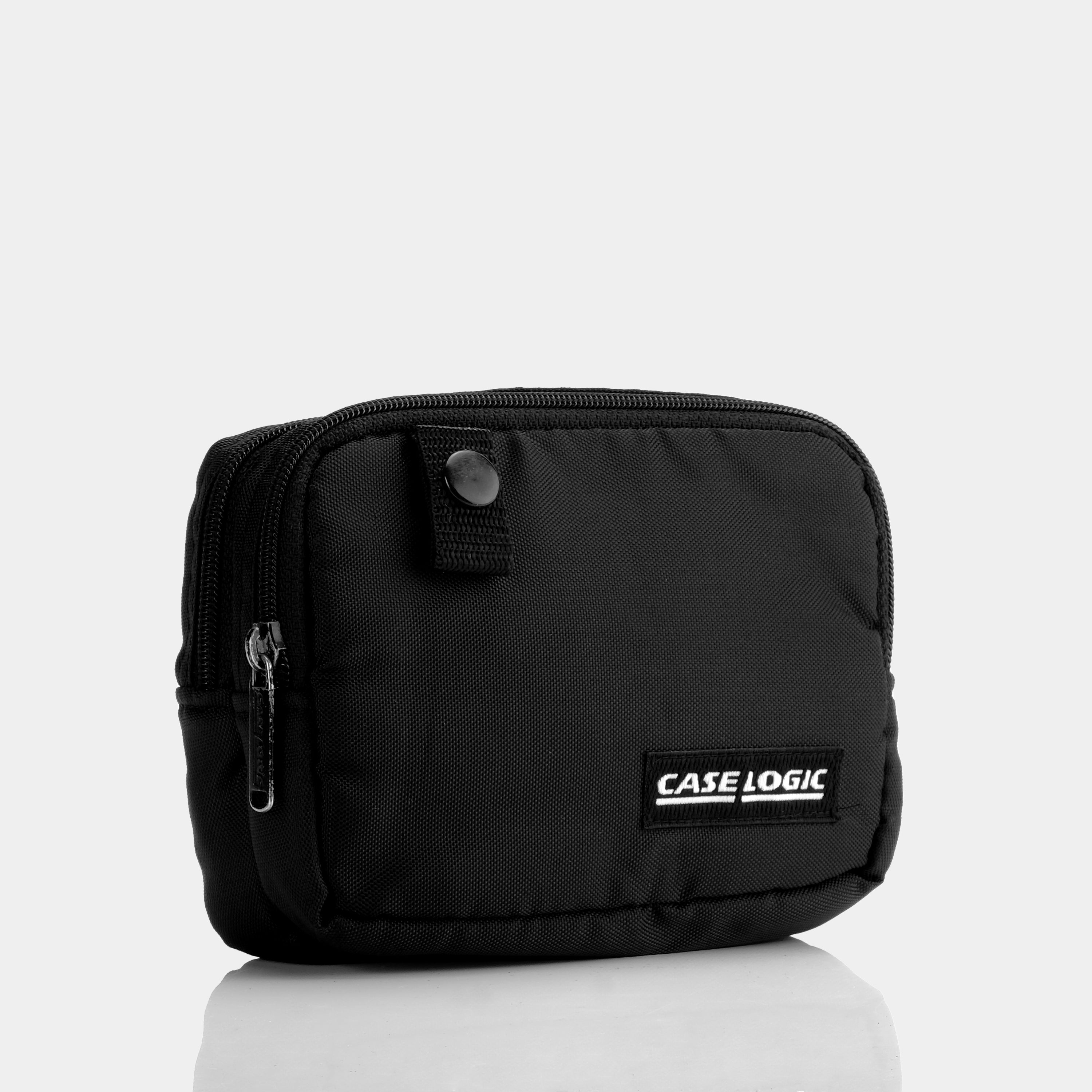 Case Logic Black Canvas Camera Case for Point and Shoot Cameras - Compact Protective Pouch for Travel, Hiking & Everyday Use