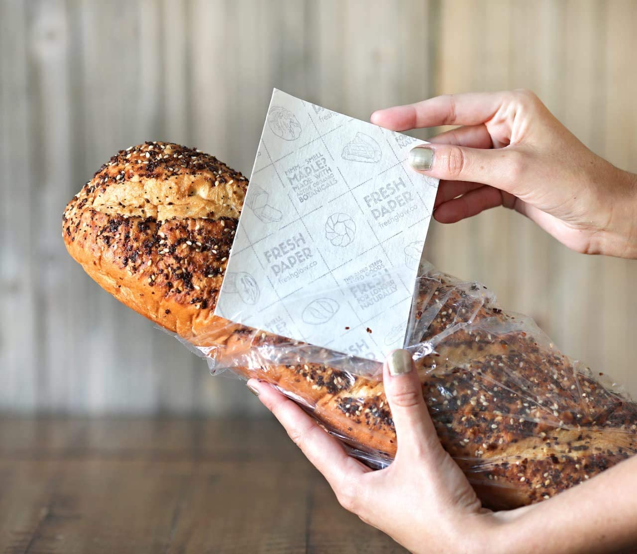FRESHPAPER Reusable Food Saver Sheets - 80 Pack for Keeping Bread, Bagels, Muffins & Cookies Fresh | BPA-Free, Eco-Friendly Storage Solution | Perfect for Meal Prep, Picnics & Lunch Boxes | Made in USA