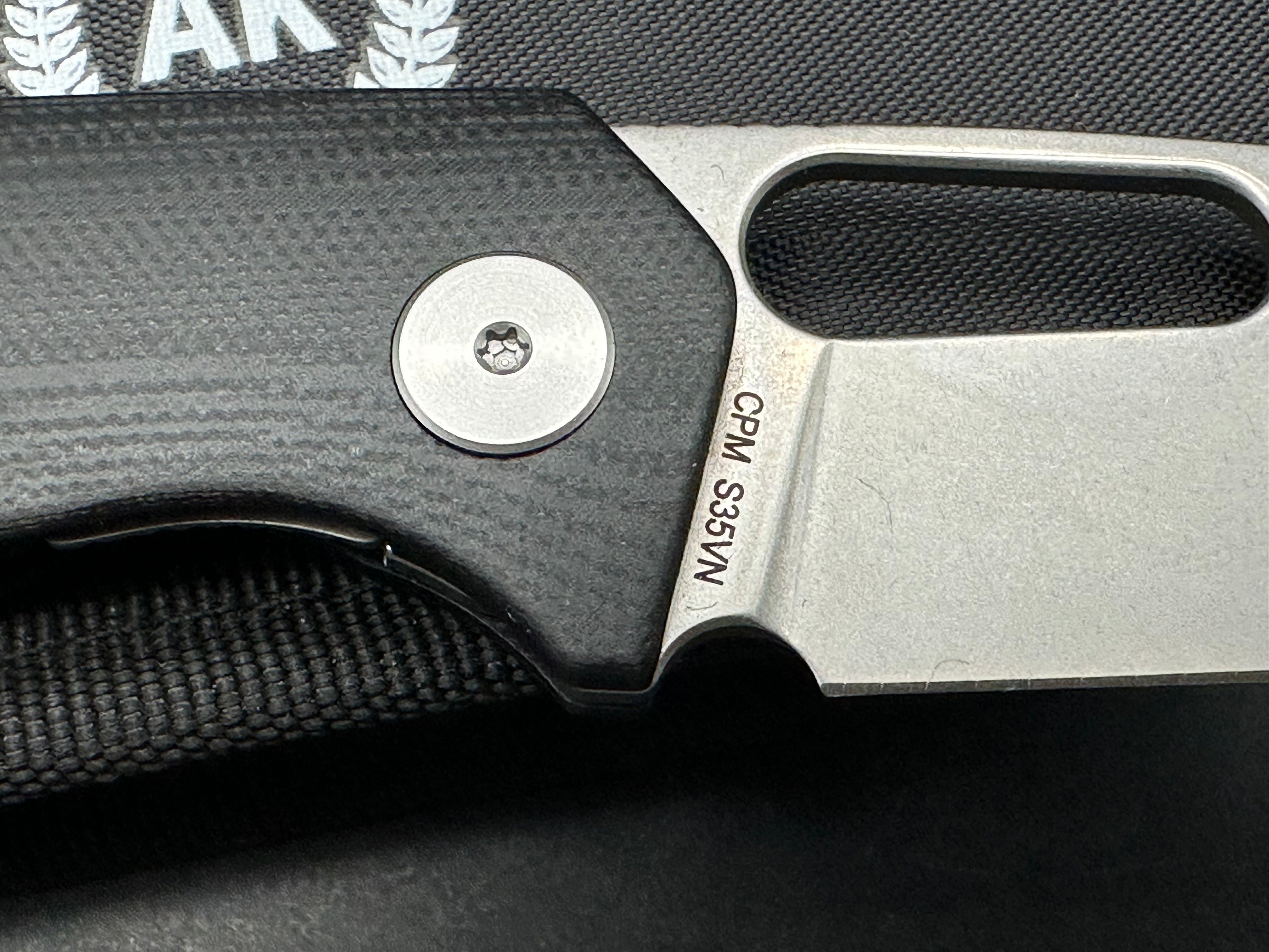 Asher Spiro G10 Folding Knife - 3.2