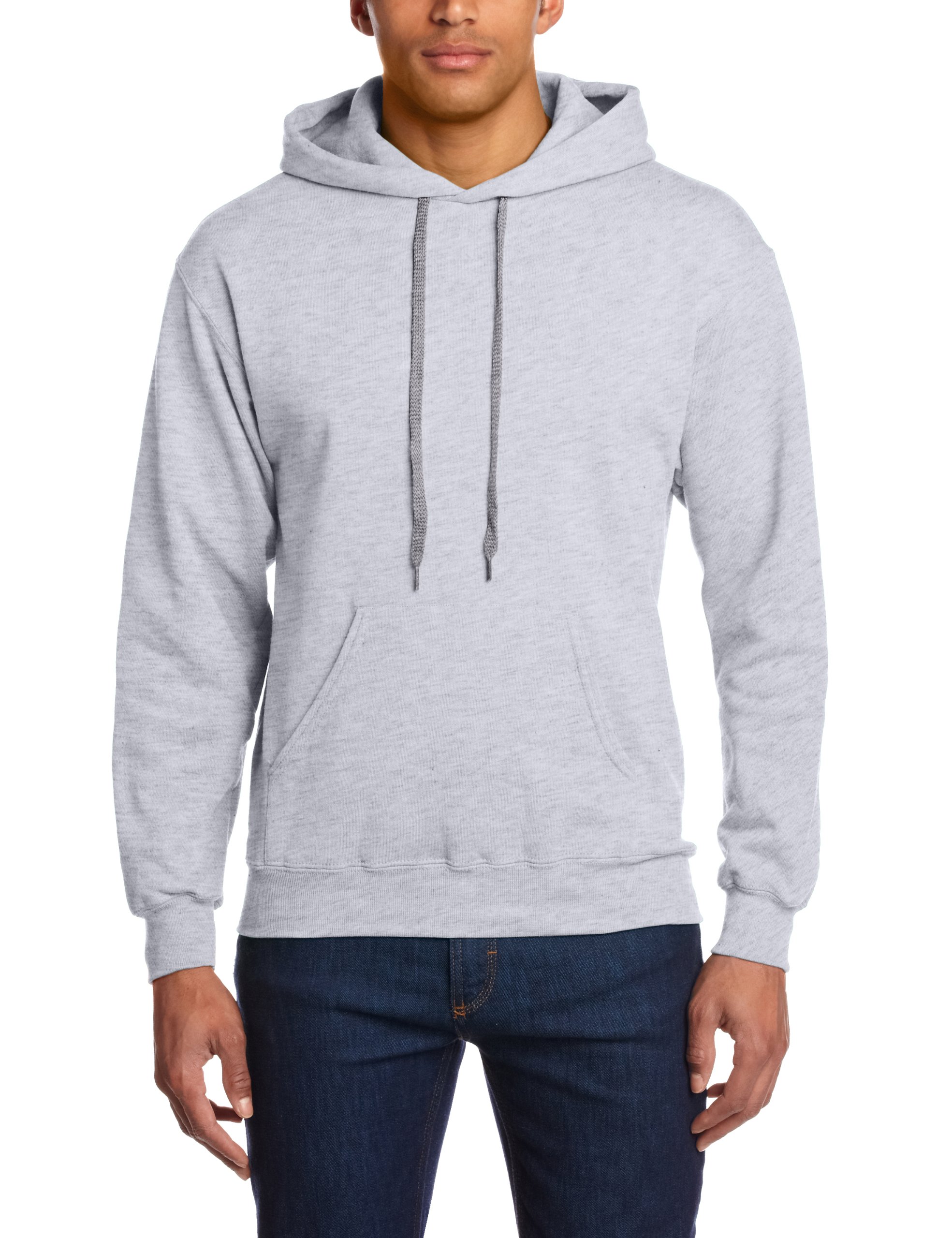 Fruit of the Loom Men's Hoodie - Soft Cotton Pullover Sweatshirt with Kangaroo Pocket | Perfect for Casual Wear, Gym & Outdoor Activities