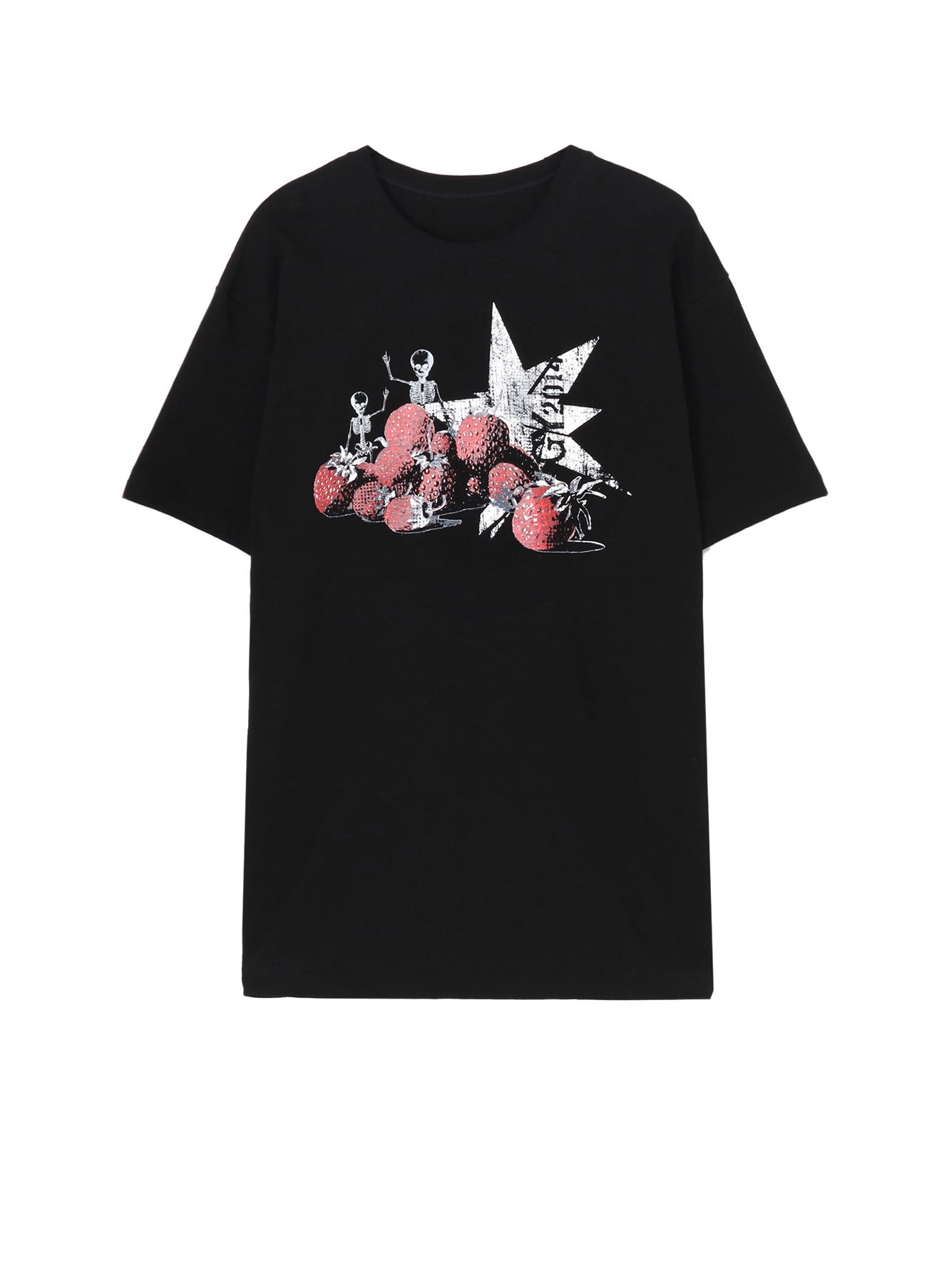 Skull Strawberry Cotton Jersey T-Shirt for Men & Women - Soft & Comfortable Casual Tee for Streetwear, Summer Outfits, and Everyday Wear