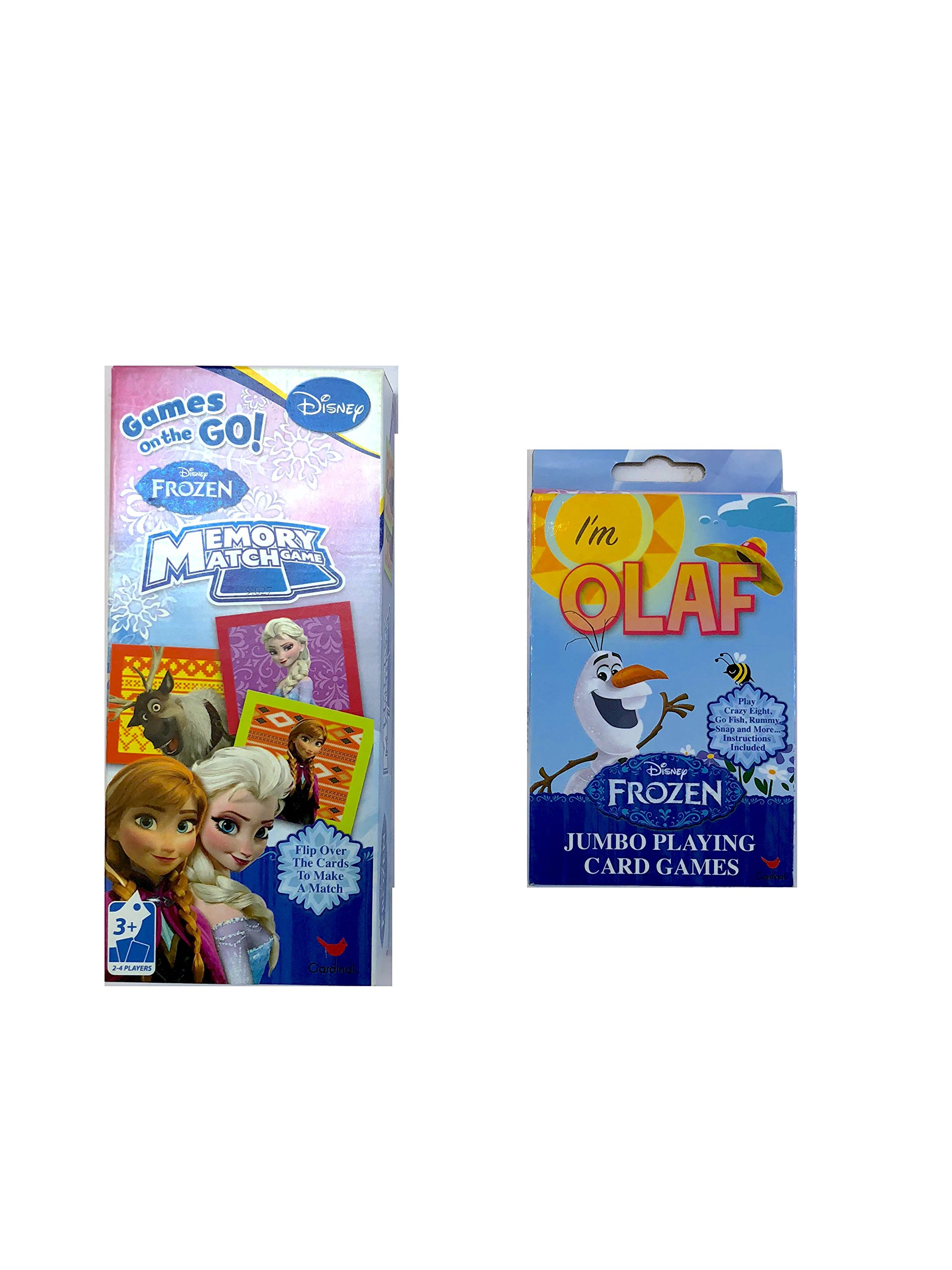 NEW Jumbo Frozen Activity Set - Sticker Book, Playing Cards, Coloring Paint Set, Memory Match & Puzzle Pack for Kids | Disney Frozen Party Favors, Travel Toys & Birthday Gifts