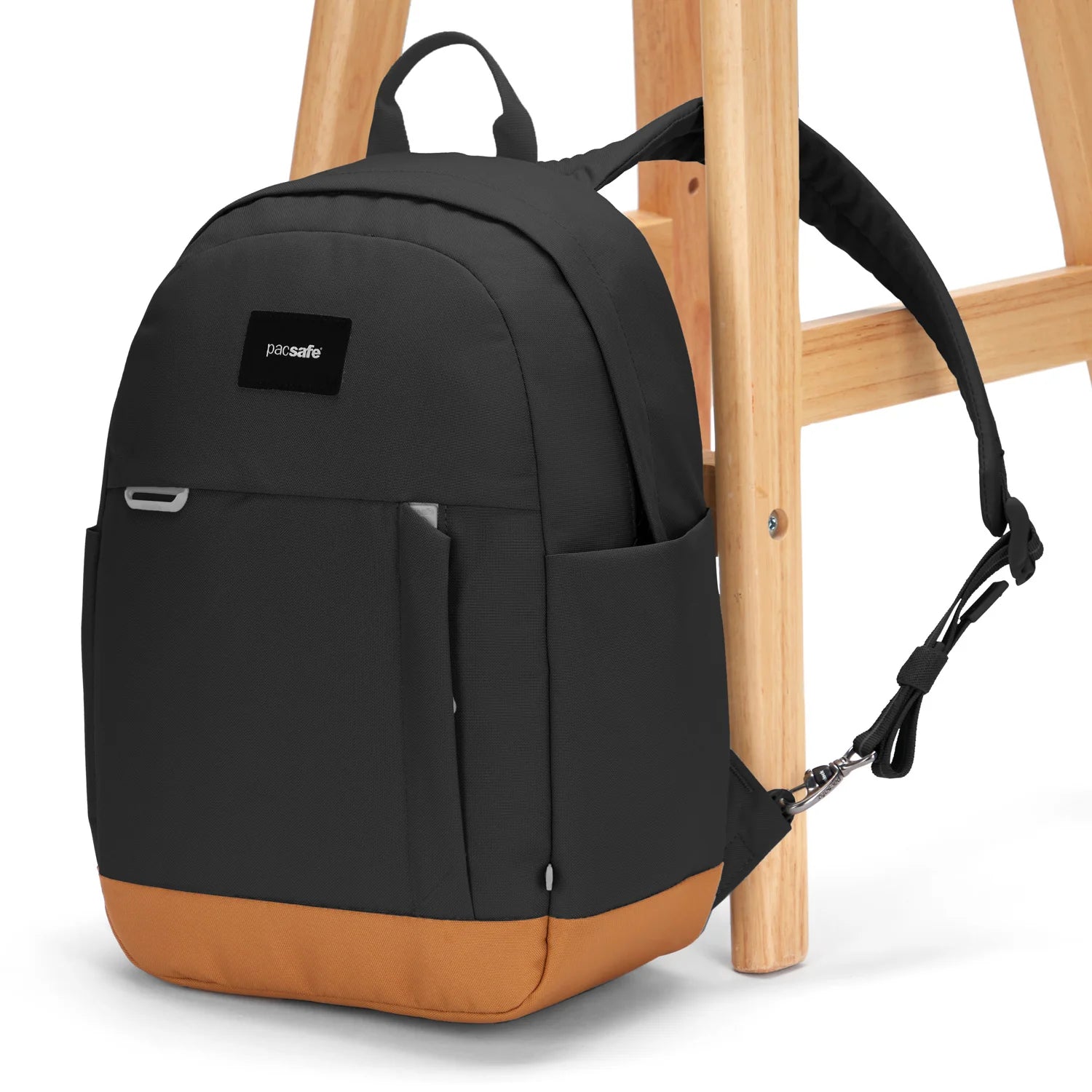 Pacsafe Go 15L Anti Theft Backpack - Secure Travel Backpack for Commuters, Students & Digital Nomads - RFID Protection & Cut-Resistant Straps for Urban Safety