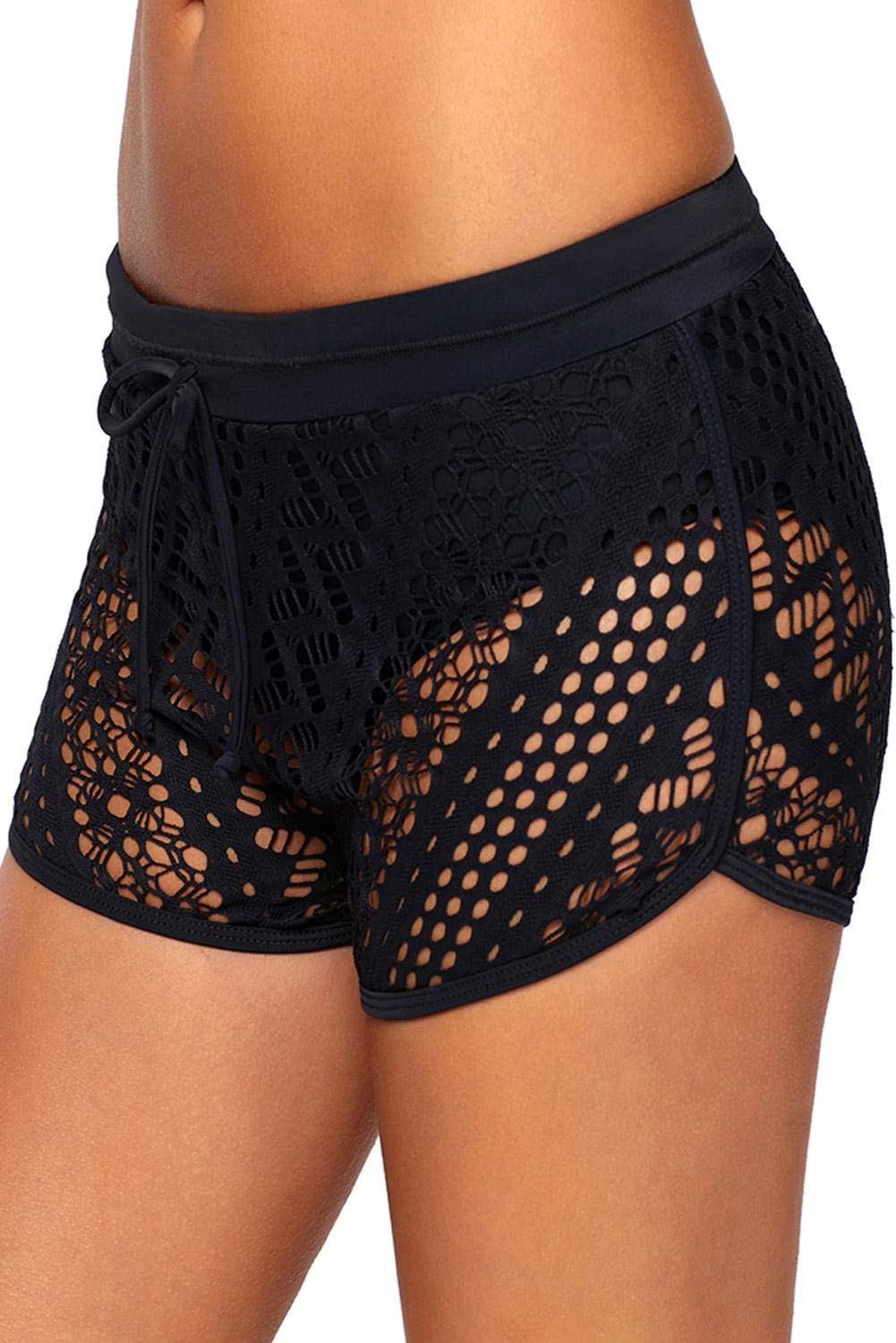 Lopie Women's Swim Skort - Quick Dry Board Shorts & Bikini Bottom Swimsuit for Beach, Pool & Water Sports