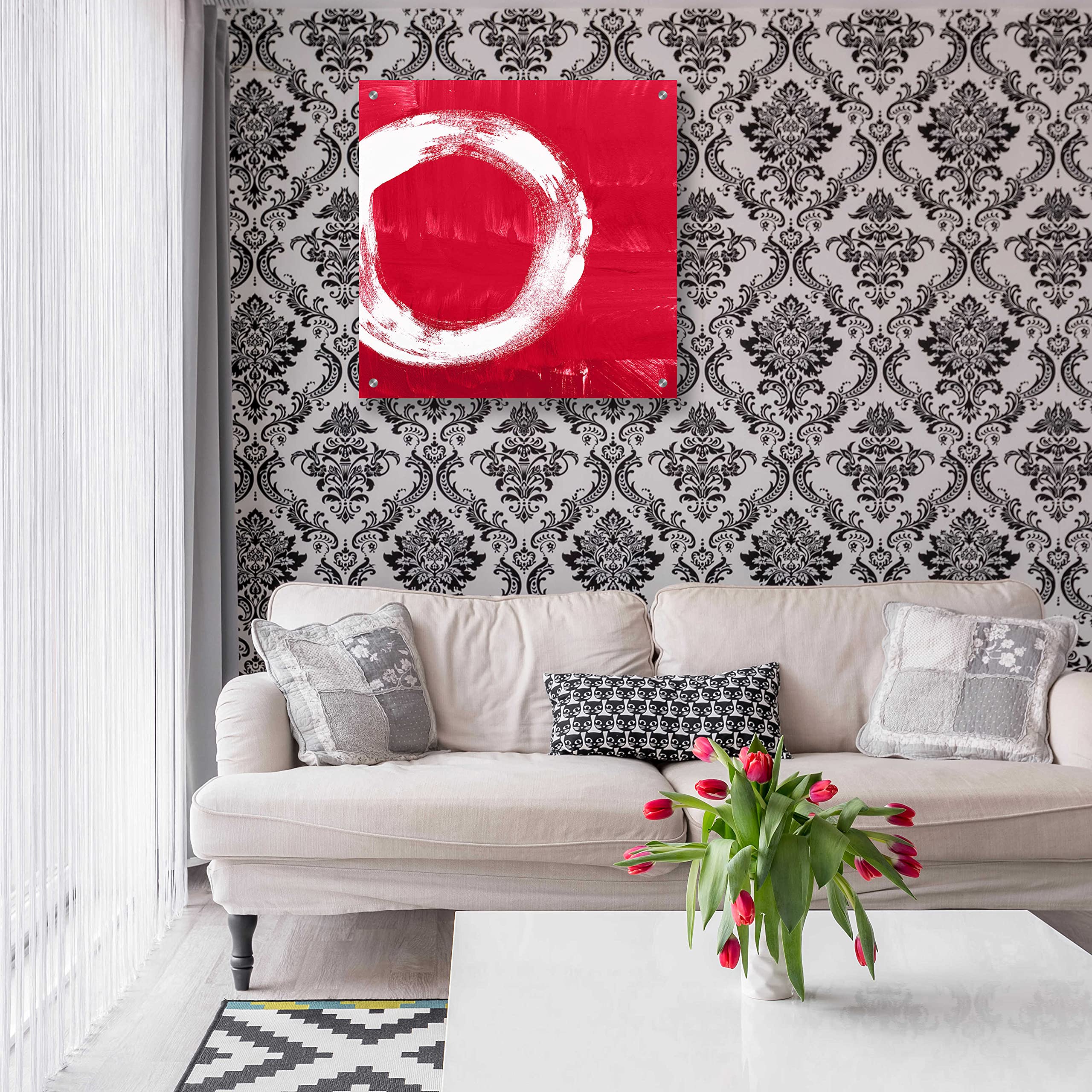Epic 'Redenso' Acrylic Glass Wall Art by Linda Woods - 24