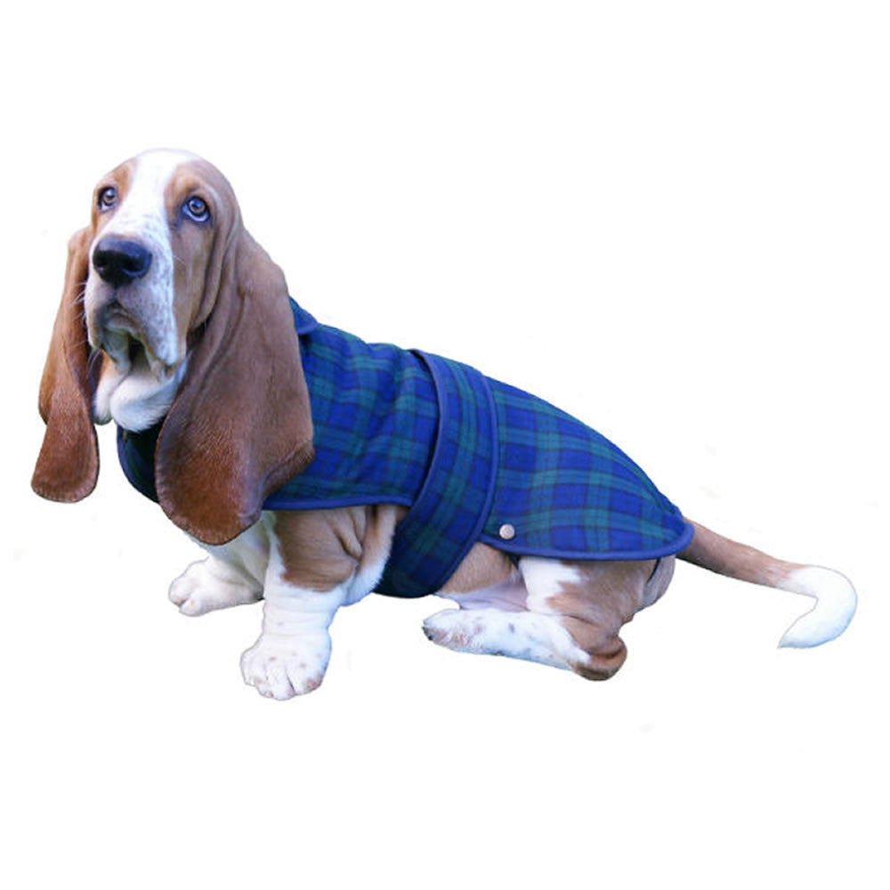 Black Watch Tartan Dog Coat - Waterproof & Warm Plaid Dog Jacket for Small to Large Breeds - Perfect for Winter Walks & Outdoor Adventures