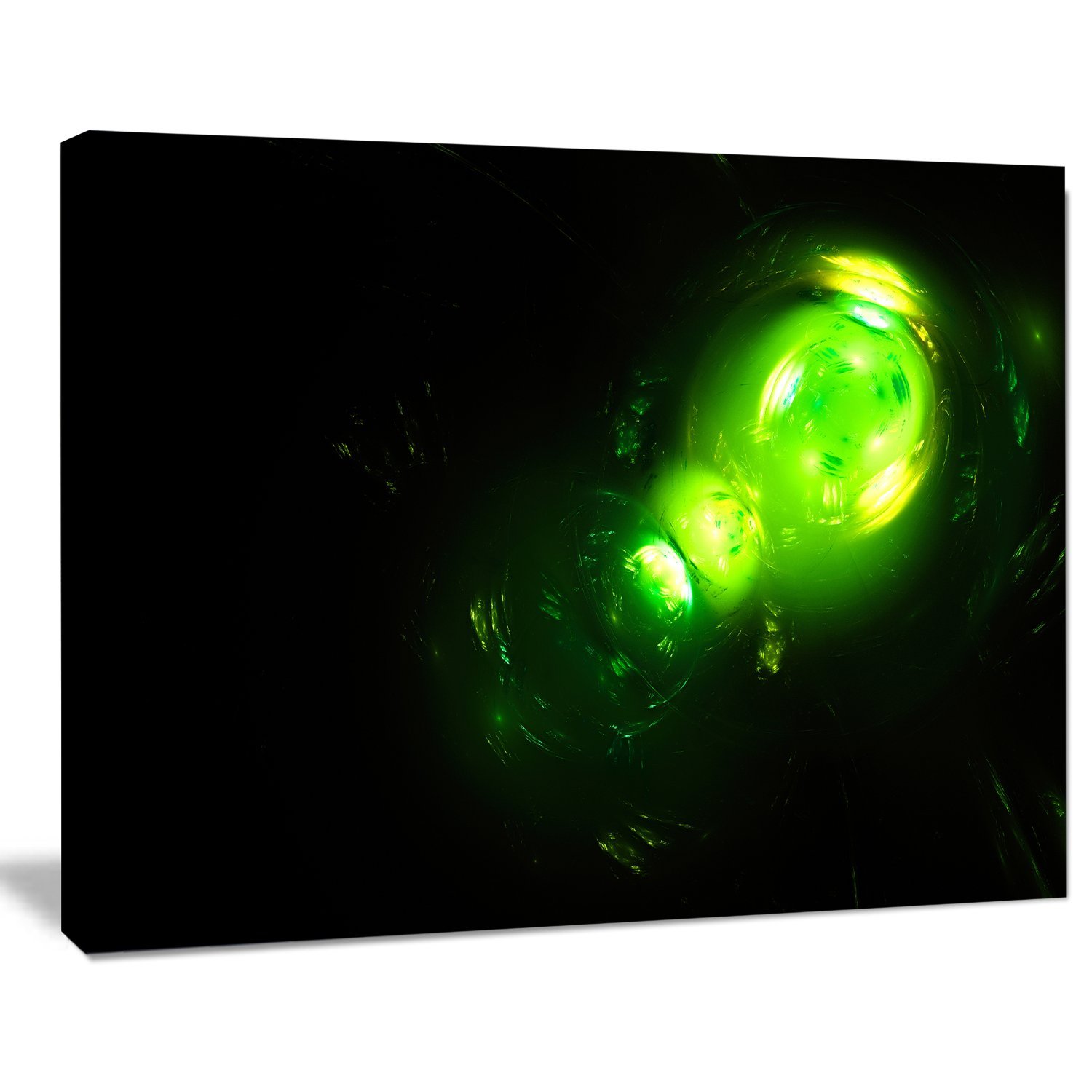 Abstract Underwater Air Bubbles Canvas Art Print - Modern Ocean Theme Wall Decor for Living Room, Bedroom & Office