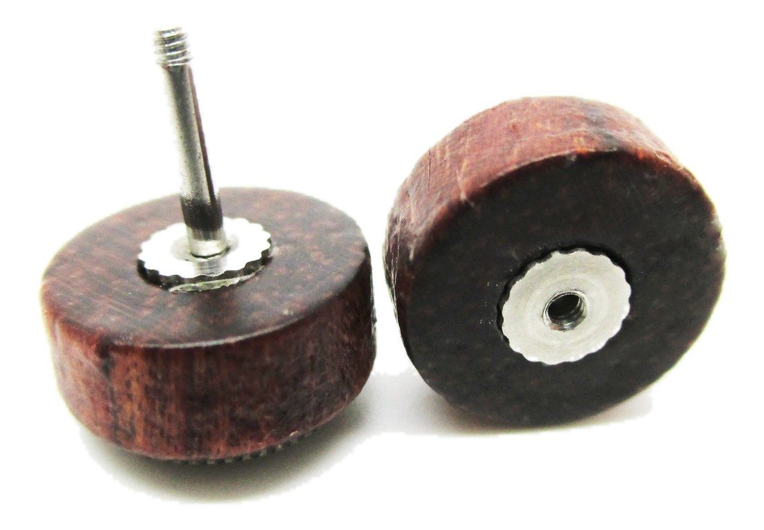 Organic Wooden Stud Earrings with Metal Pot Leaf Emblem - New Pair - Perfect for Hippie, Festival & Boho Fashion Accessories