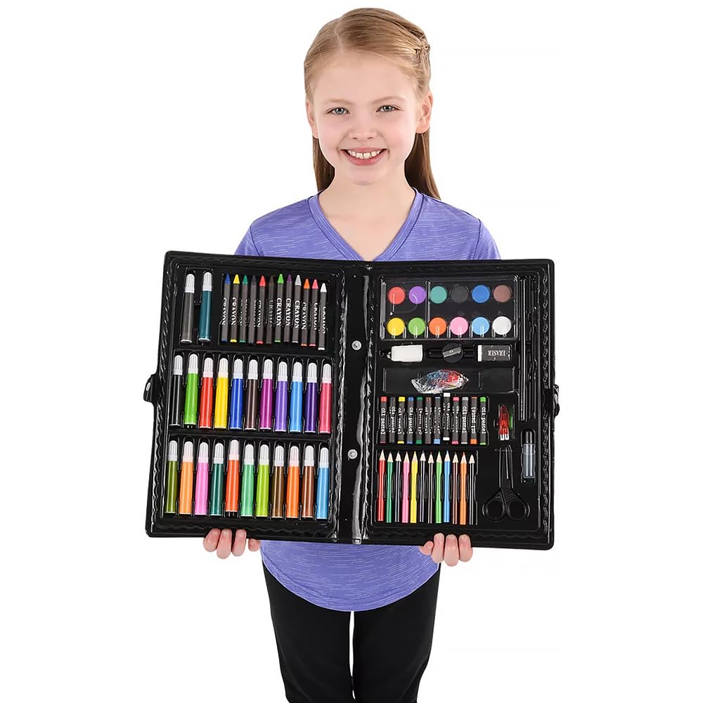 Rhode Island Novelty 101-Piece Art Set for Kids & Adults - Premium Drawing & Painting Supplies for School, Home & Creative Projects