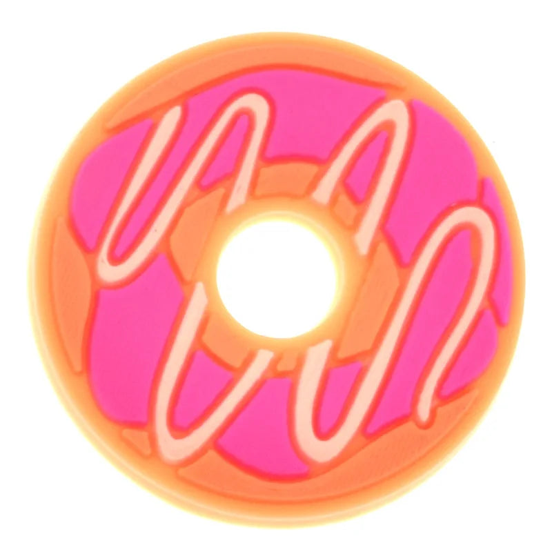 Trendy Donut Shoe Charms Pins for Crocs - Cute Decorative Accessories for Kids & Adults - Perfect Christmas, Birthday Party Gifts for Boys & Girls - Great for School, Travel & Casual Wear