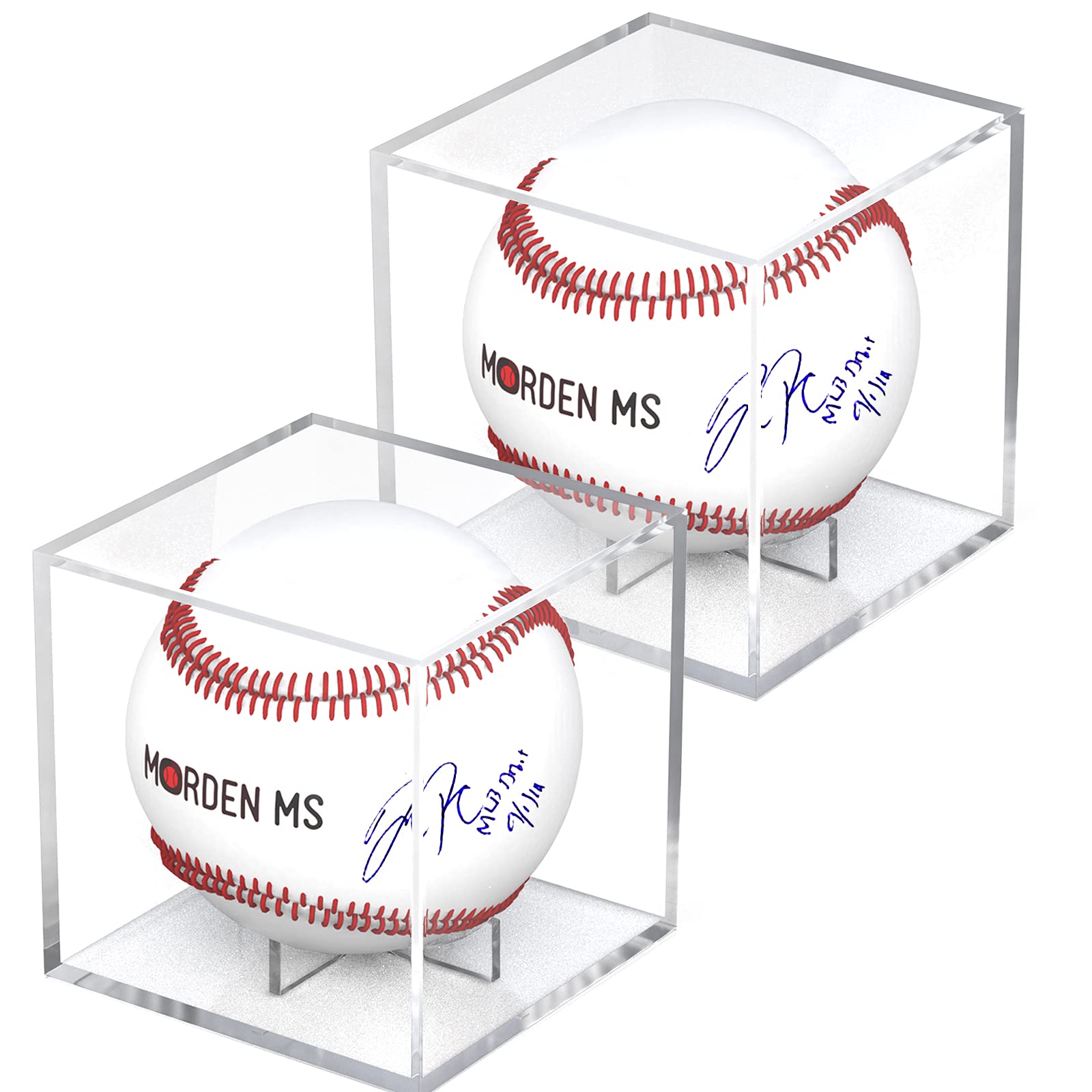 Premium UV-Protected Acrylic Baseball Display Case - Official Size Memorabilia Showcase for Autographed Balls, Collectibles & Sports Decor - Perfect for Home, Office or Gift Display