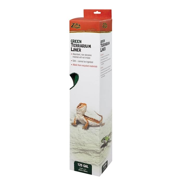 Zilla Reptile Terrarium Liner - Premium Substrate for 125 Gallon Reptile Tanks | Ideal for Snakes, Lizards & Amphibians | Easy Clean & Odor Control