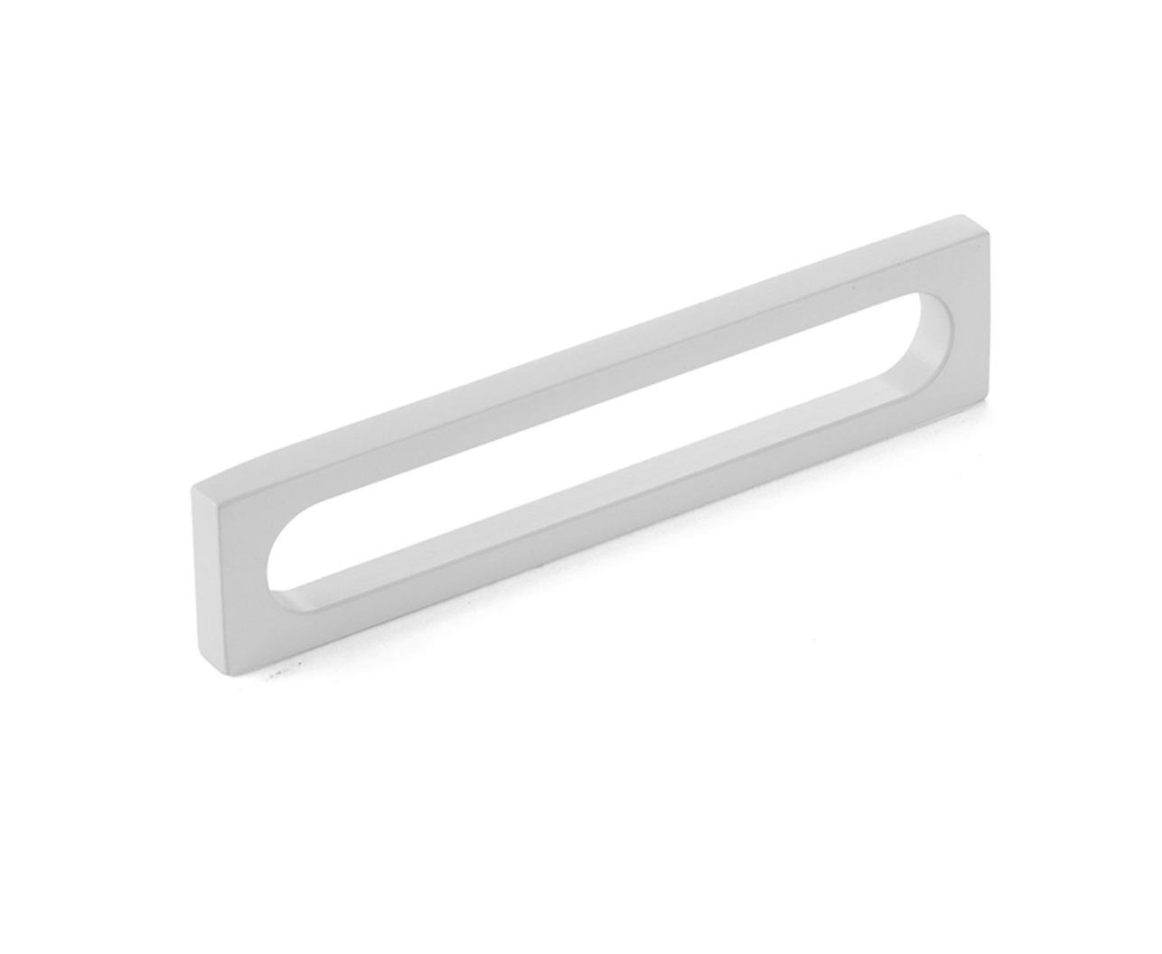 Matte White Square Drawer Pulls & Cabinet Knobs - Modern Loop Handle for Kitchen Cabinets, Dressers & Furniture Hardware (Set of 10) - Perfect for Home Renovation & DIY Projects