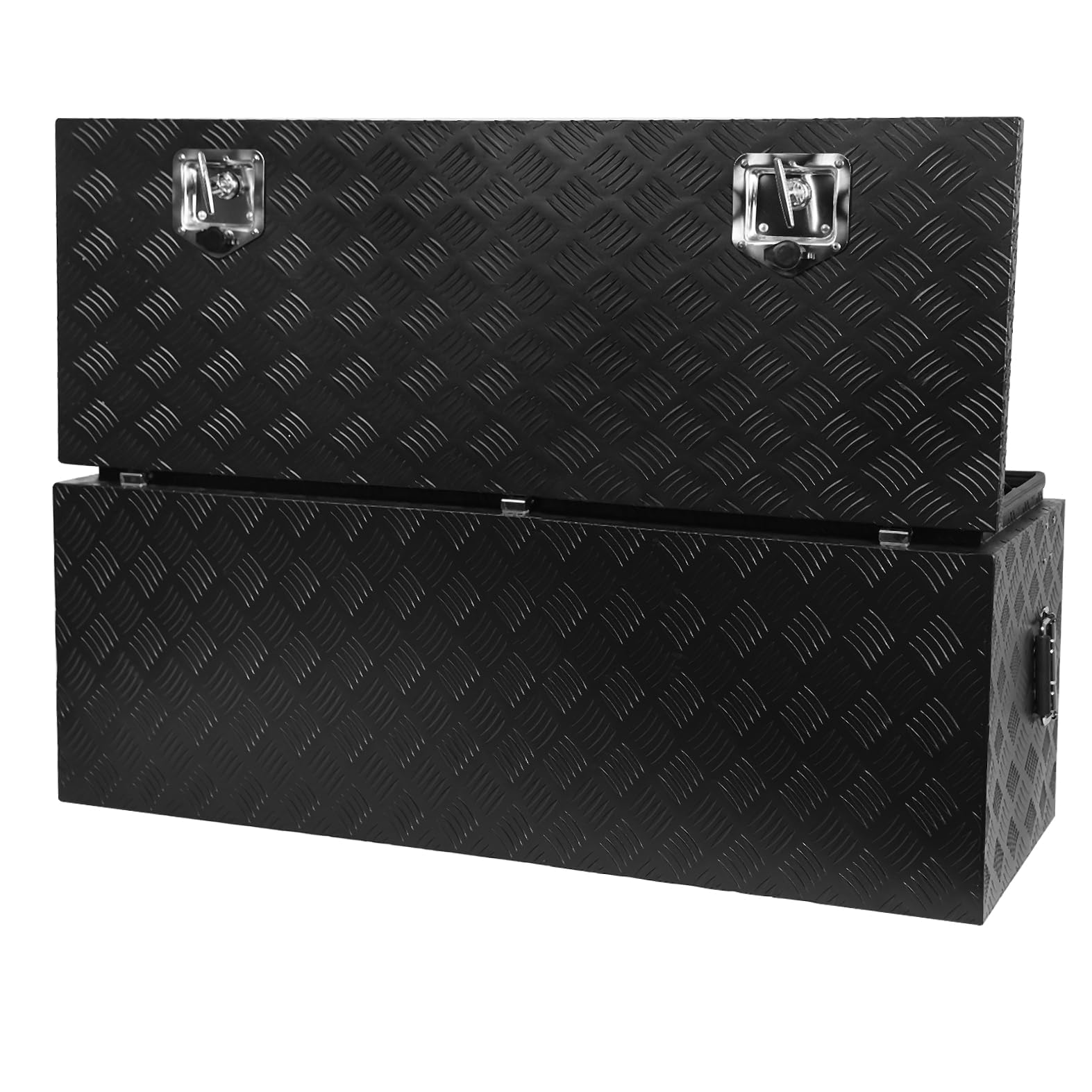 GARVEE 36 Inch Aluminum Diamond Plate Truck Tool Box for Pickup Trucks & Trailers - Heavy Duty Storage for Tools, Equipment & Gear (Perfect for Construction, Farming & Off-Road Adventures)