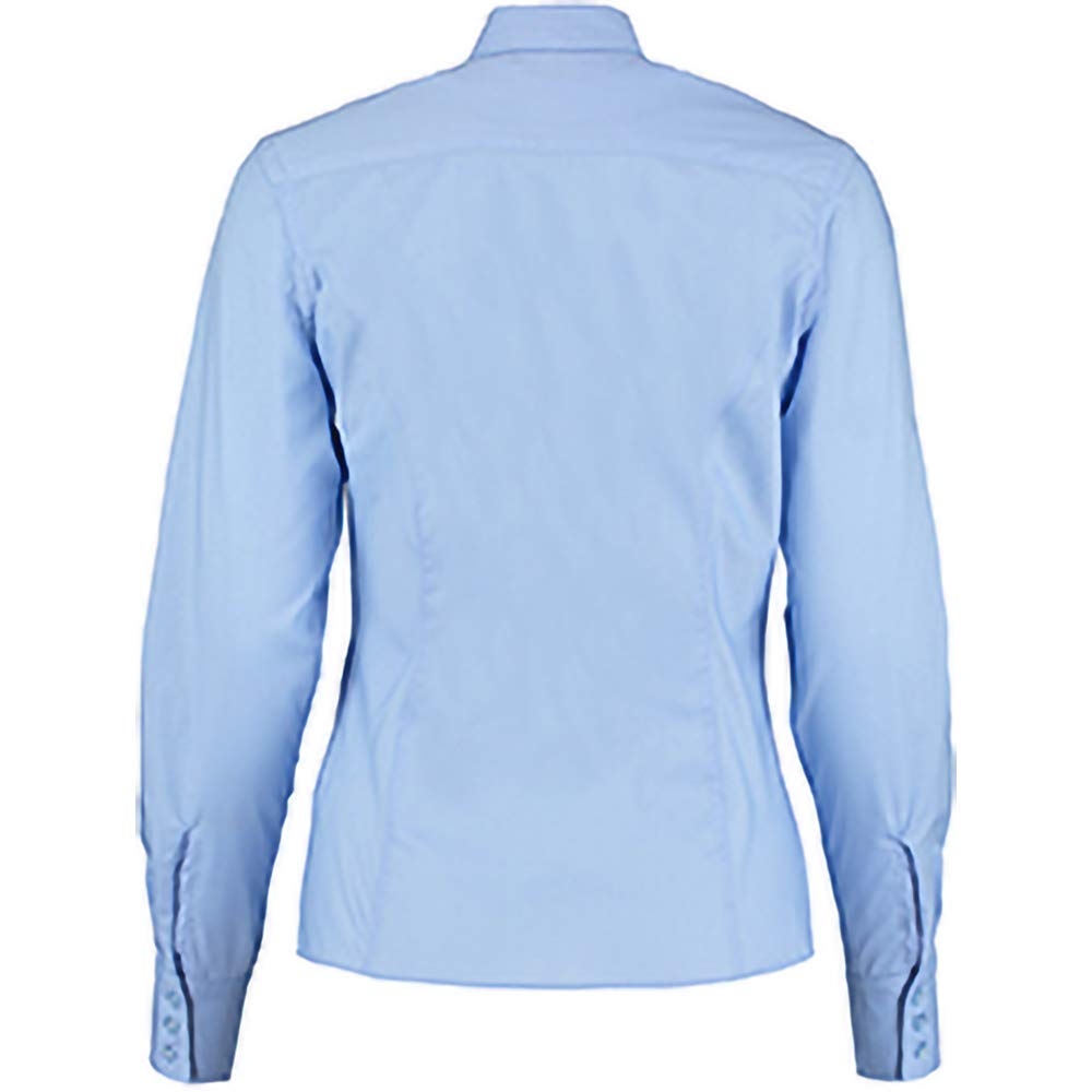 Women's Long Sleeve Business Shirt - Professional Work Blouse for Office, Interview & Formal Occasions - Comfortable & Stylish Workwear for Women