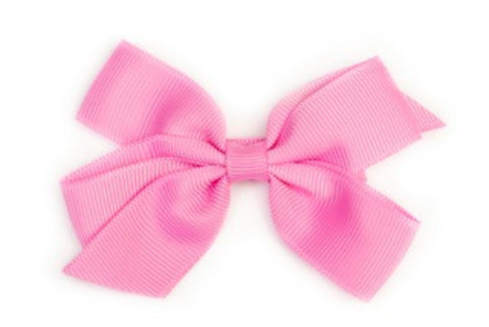 Pink Medium Bow Hair Clip for Women & Girls - Elegant Hair Accessory for Parties, Weddings & Everyday Wear