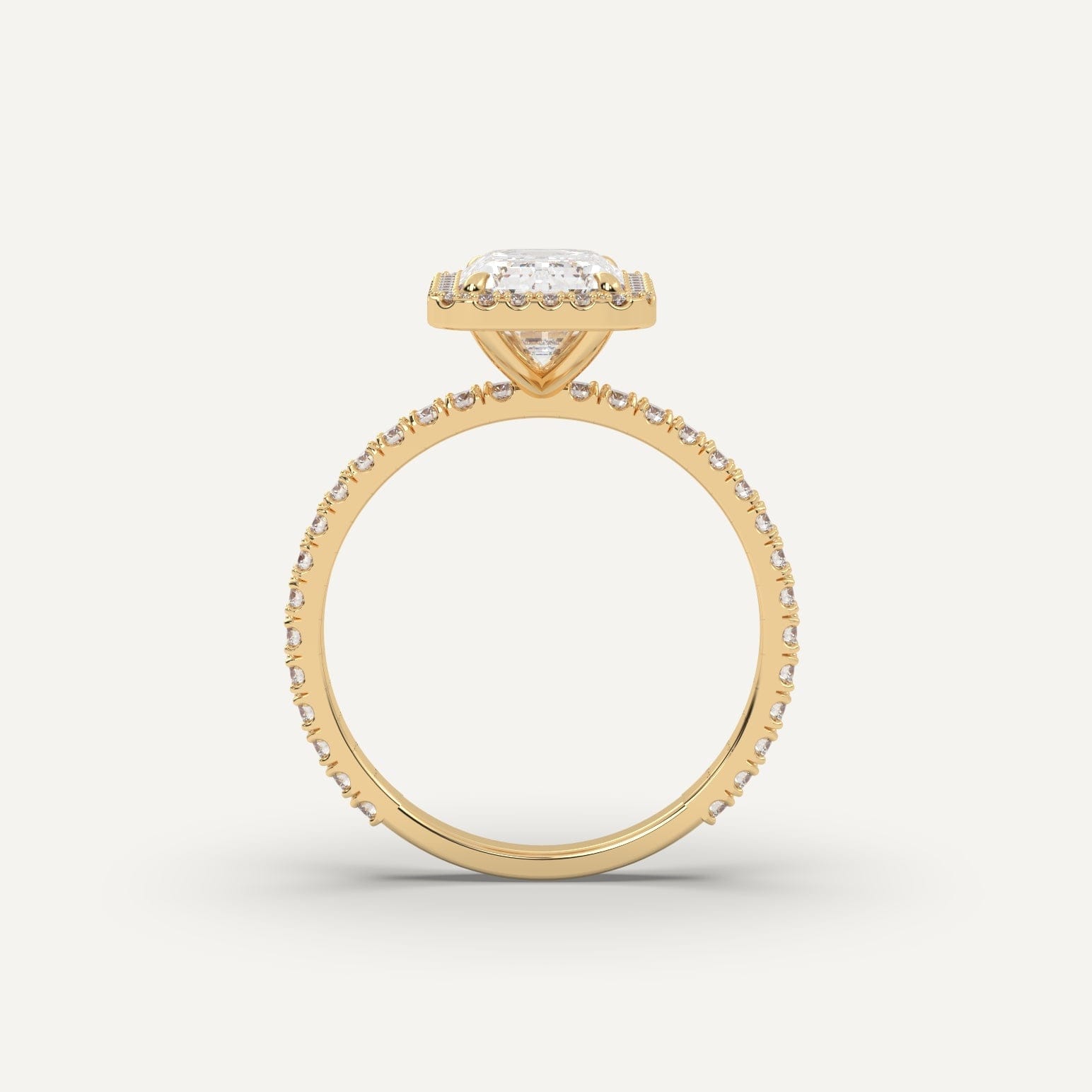 3 Carat Emerald Cut Diamond Ring for Women - Elegant Solitaire Engagement & Wedding Band - Perfect for Proposals, Anniversaries, and Special Occasions