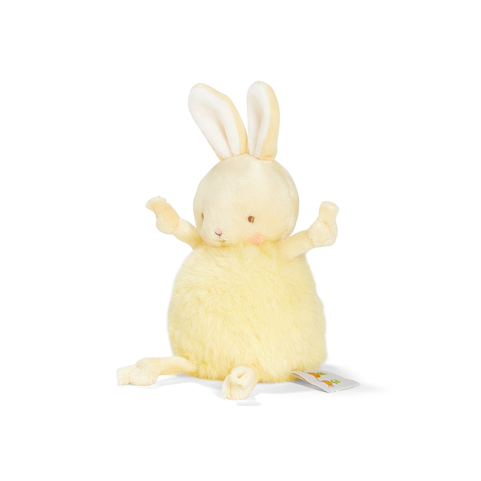 Roly Poly Bunny Lemongrass Aromatherapy Stuffed Animal - Cute Tumbler Toy for Kids & Home Decor | Perfect for Stress Relief, Nursery Decor, and Playtime Fun