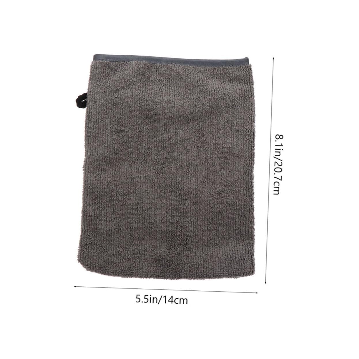 Healeved 4-Piece Fiber Makeup Remover Gloves - Soft Facial Cleansing Mittens for Gentle Exfoliation & Makeup Removal | Perfect for Travel, Daily Skincare & Spa Days
