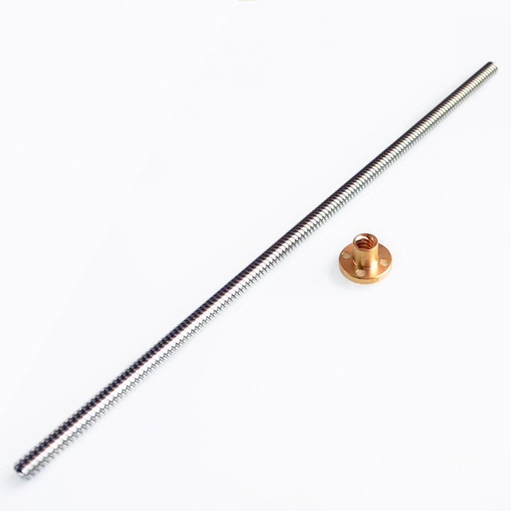 High Precision T8 L300mm 8mm Lead 4 Start Lead Screw with Nut for 3D Printer Z Axis - Perfect for Smooth Z-Axis Movement & CNC Machine Upgrades