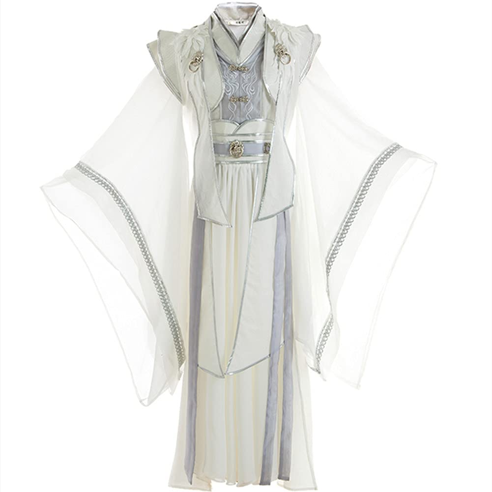 Official Heaven's Blessing Xie Lian Cosplay Costume - Anime Er Ha Chu Wanning Men's Hanfu Outfit for Cosplay Events, Halloween & Anime Conventions