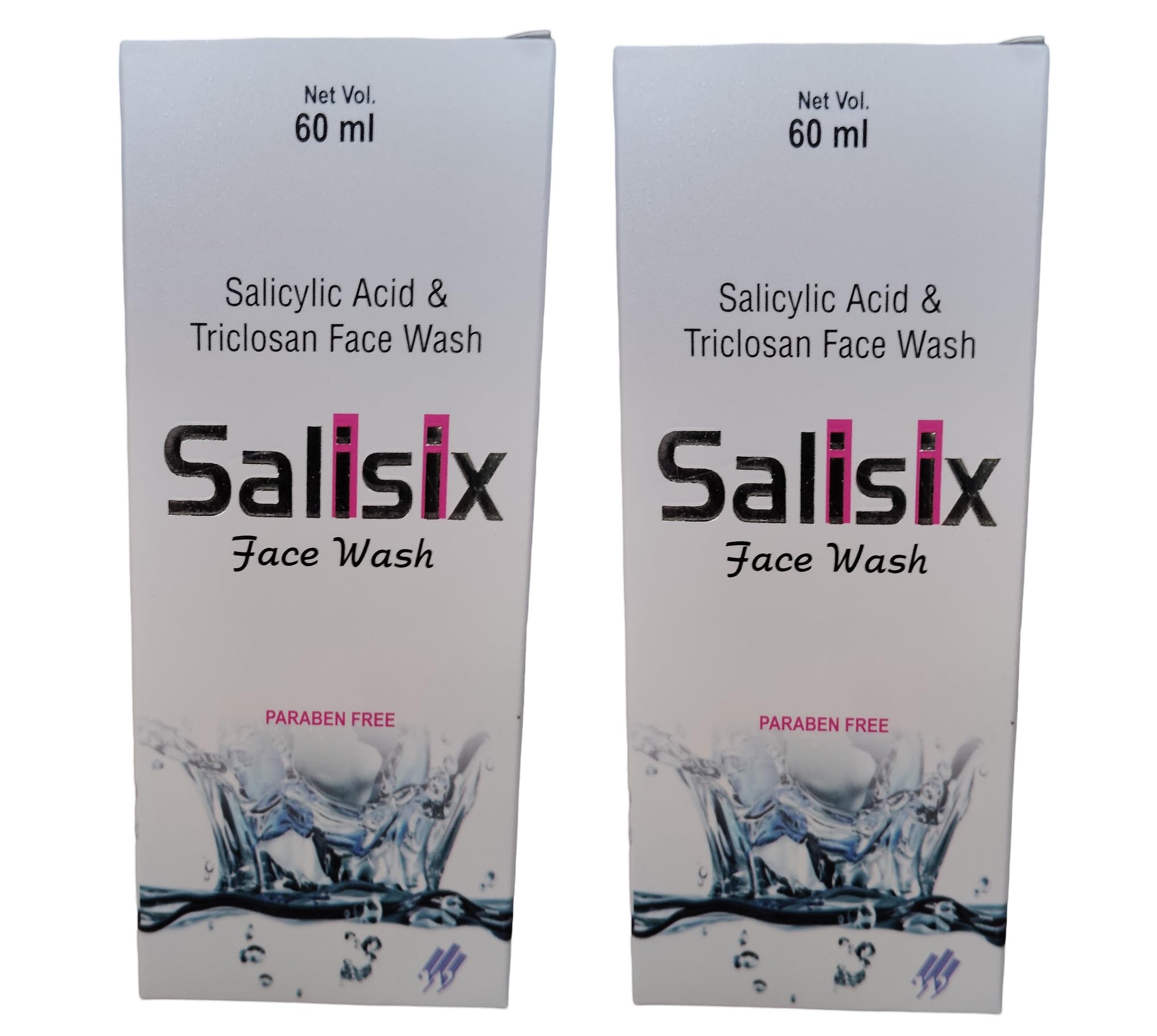 Will Impex Salisix Face Wash (Pack of 2) - Gentle Cleansing for Oily & Acne-Prone Skin - Perfect for Daily Skincare Routine & Travel