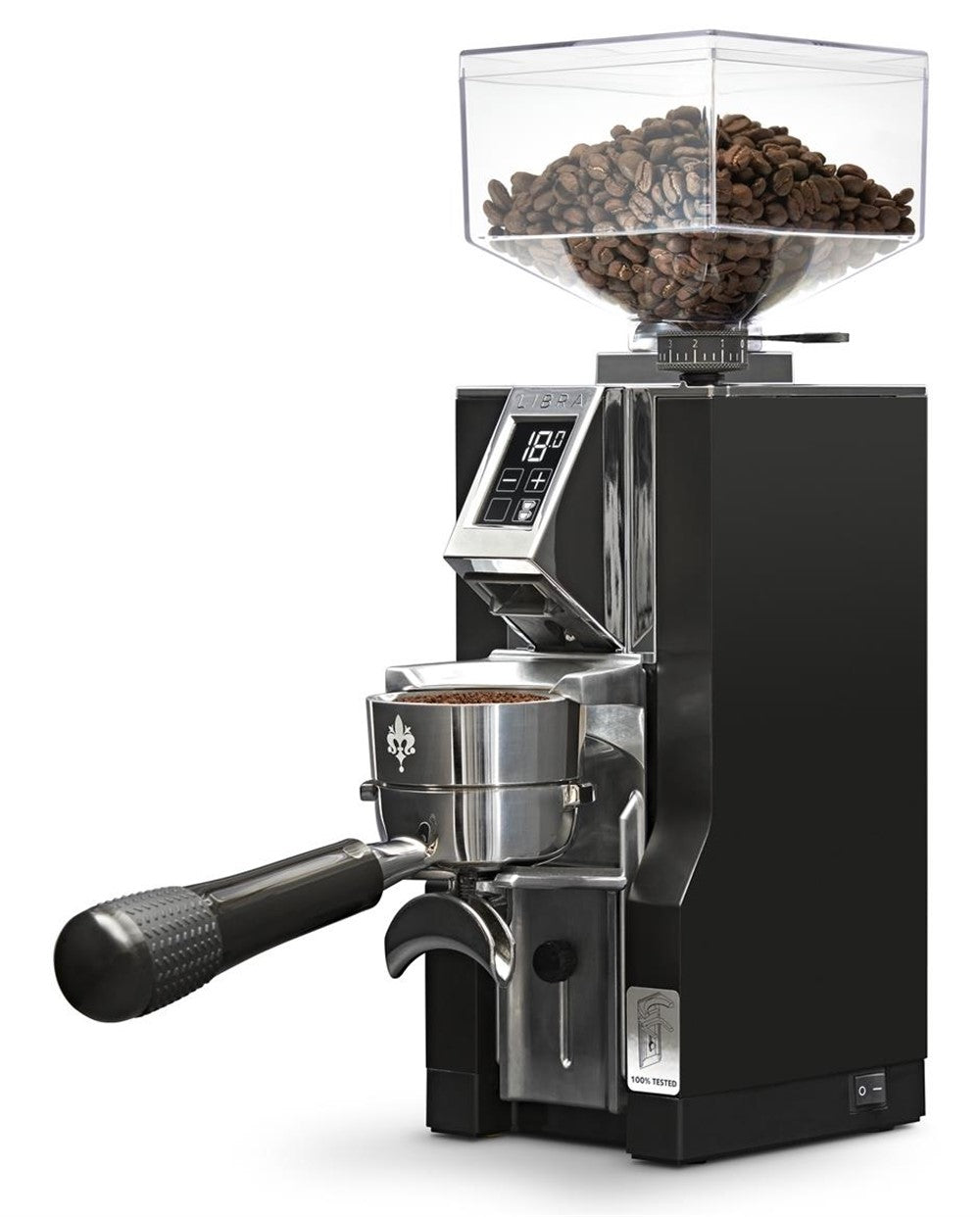 Eureka Mignon Libra Espresso Grinder - Electric Coffee Bean Grinder with Digital Scale for Home Baristas - Perfect for Espresso, Latte & Cappuccino Brewing