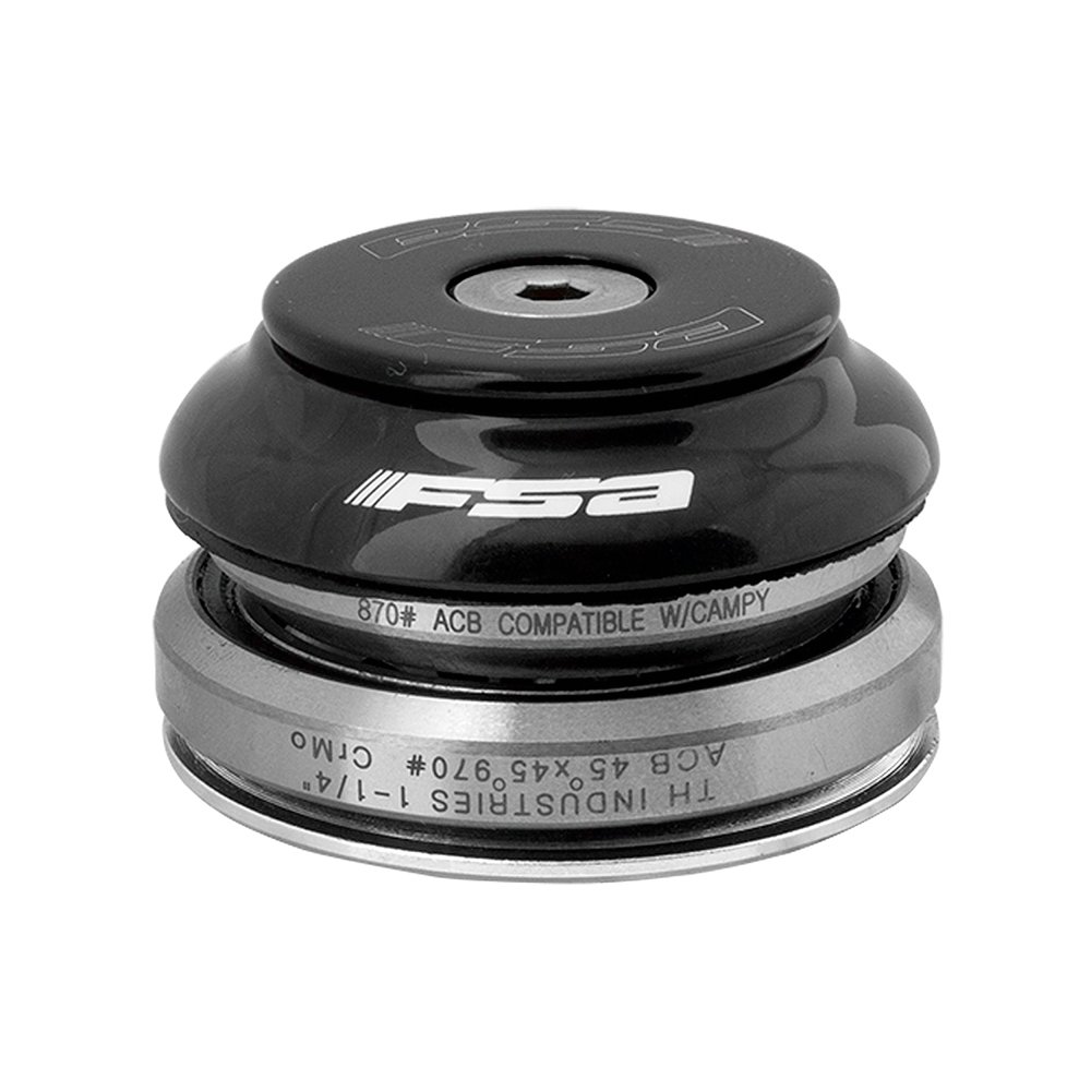 FSA Orbit CF-40 Integrated Tapered Headset - Premium Bicycle Headset for Road & Mountain Bikes - Smooth Steering & Durable Performance for Cycling Enthusiasts