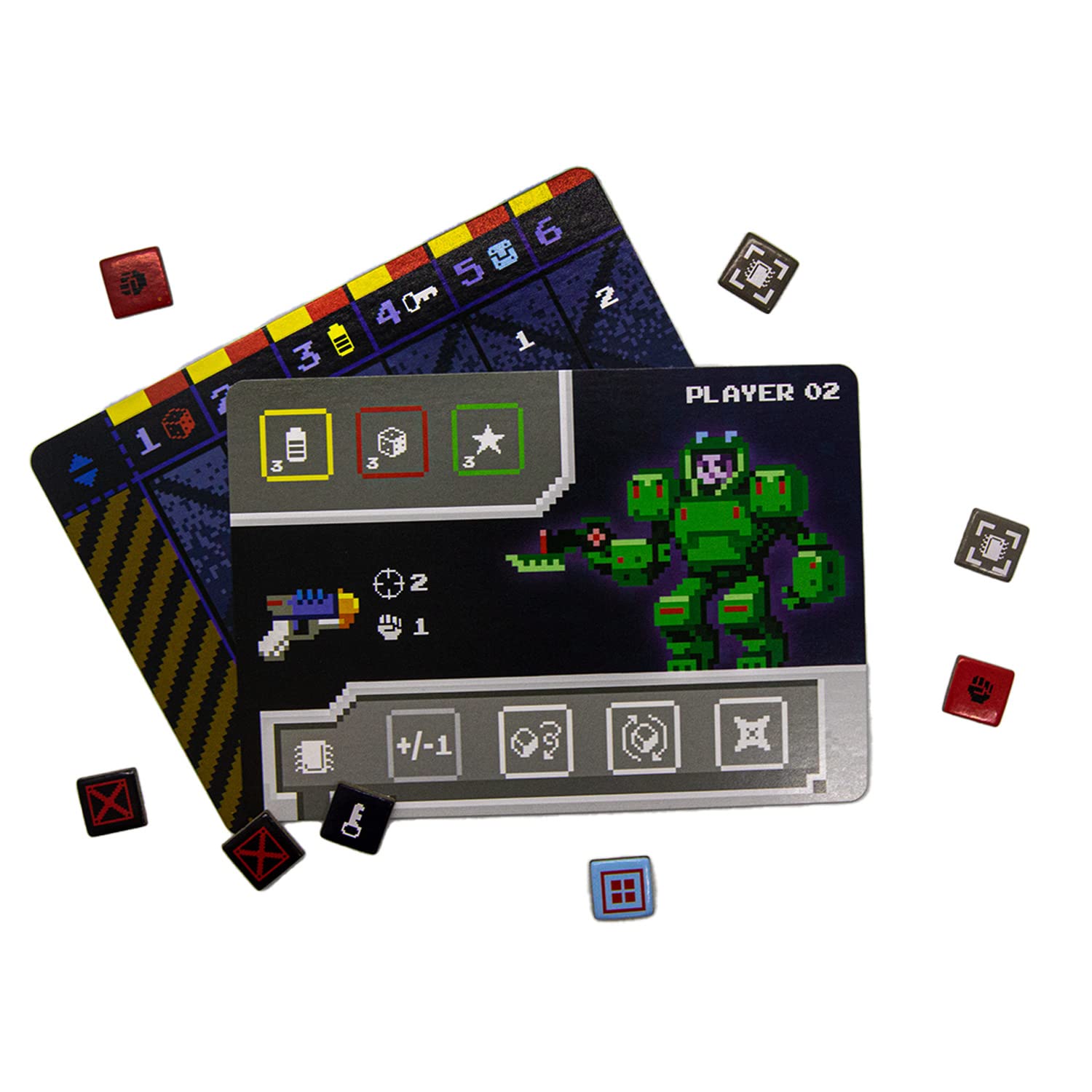 Giga Mech Games Cyberdoom Tower - Futuristic Solo & Cooperative Dungeon Crawler Board Game for Adults | Sci-Fi Strategy Adventure for Game Nights & Parties