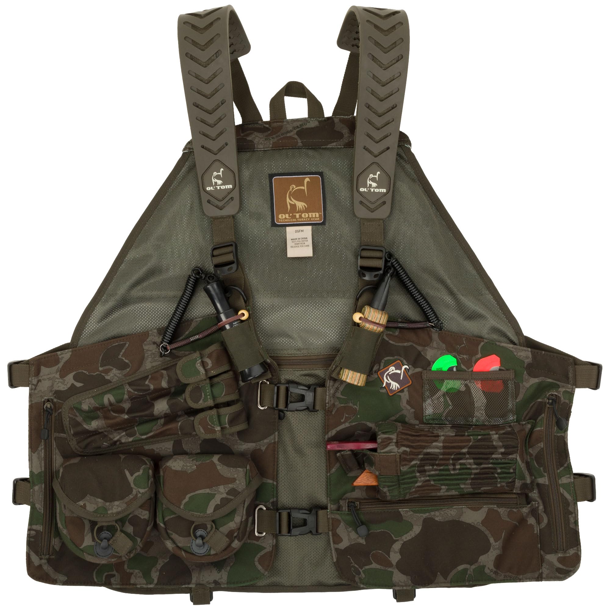 Drake OT5500-037 Time & Motion Gunslinger Vest - Old School Green Vintage Western Vest for Men & Women (OSFM) - Perfect for Cowboy Costumes, Western Rodeo Events & Halloween Outfits