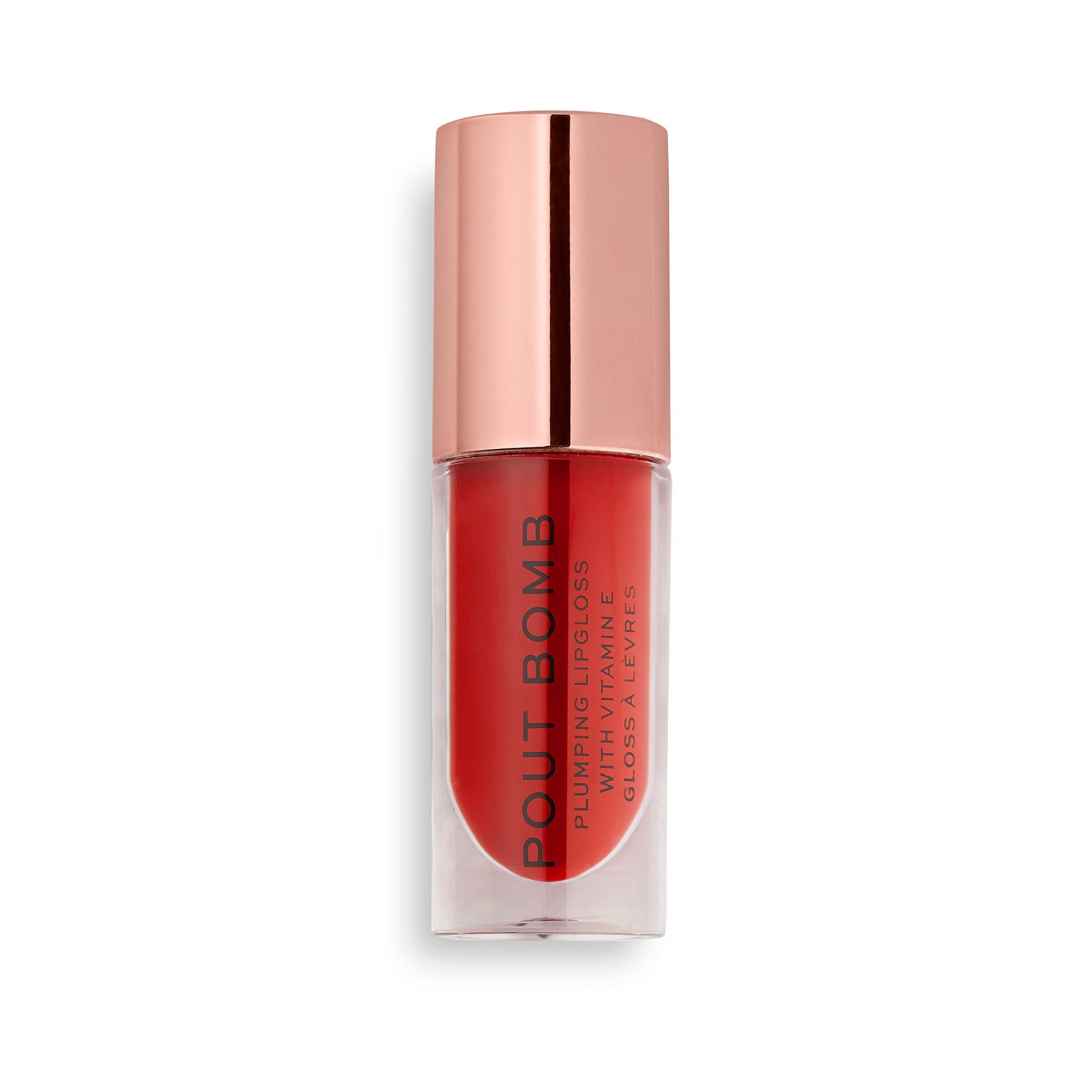 Makeup Revolution Juicy Red Lip Gloss - Hydrating, Shiny & Long-Lasting Lipgloss for Women | Perfect for Daily Wear, Parties & Special Occasions