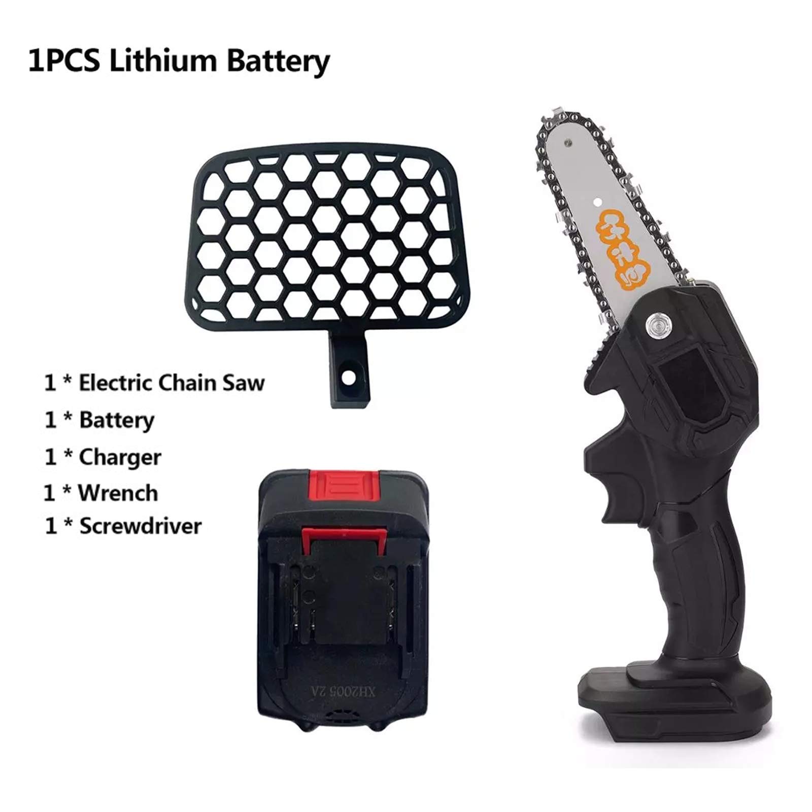 **20V Cordless Chainsaw with Lithium Battery - Portable Electric Pruning Saw for Woodworking, Garden Logging & Tree Cutting - Lightweight & Rechargeable Mini Chainsaw (Includes Battery X1) - Perfect for DIY Projects, Yard Maintenance & Camping**