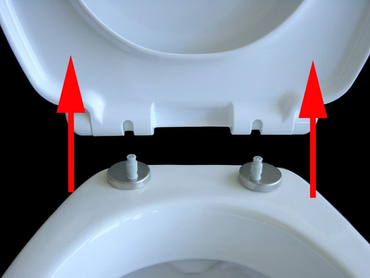 Duroplast Soft-Close Toilet Seat with Removable Hinges for Easy Cleaning - Fits All Standard Toilet Bowls | Bathroom Upgrade for Homes & Commercial Spaces