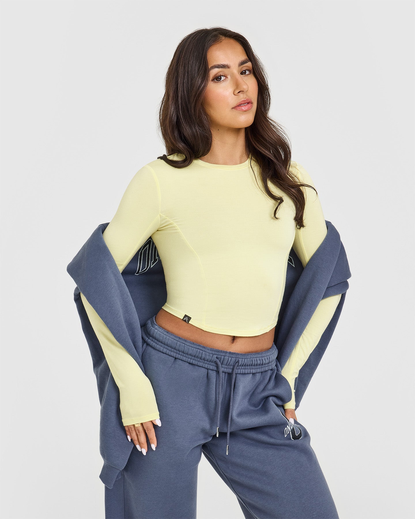 Mellow™ Soft Mid Long Sleeve T-Shirt for Women - Pastel Yellow | Comfortable Casual Blouse for Everyday Wear, Office & Outings