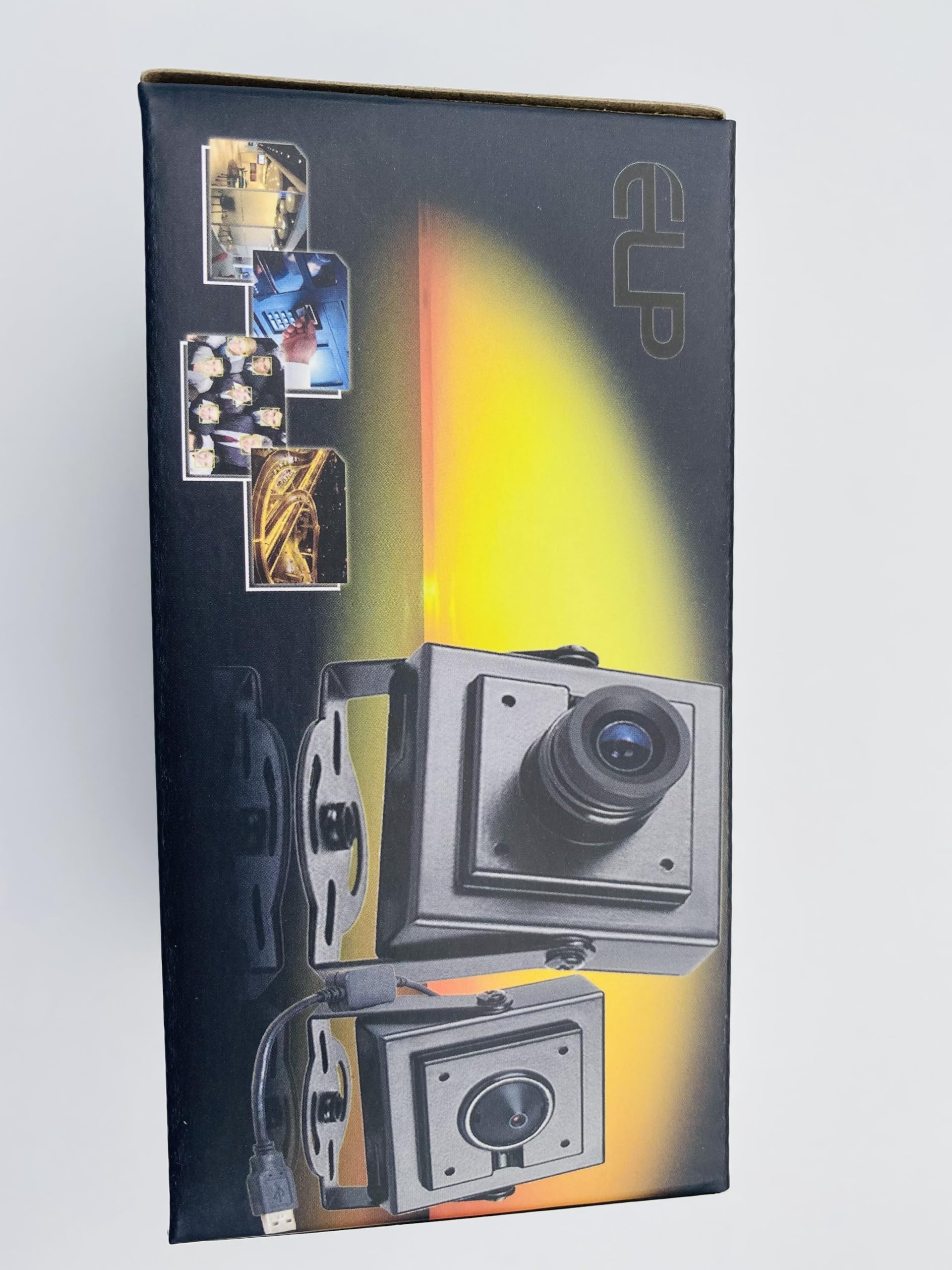 ELP Global Shutter USB Camera 120fps 3D Sync Dual Lens Module with 90° Angle for PC - Plug & Play Face Recognition, QR Code Scanning - Perfect for Security Systems, Video Conferencing & Industrial Automation