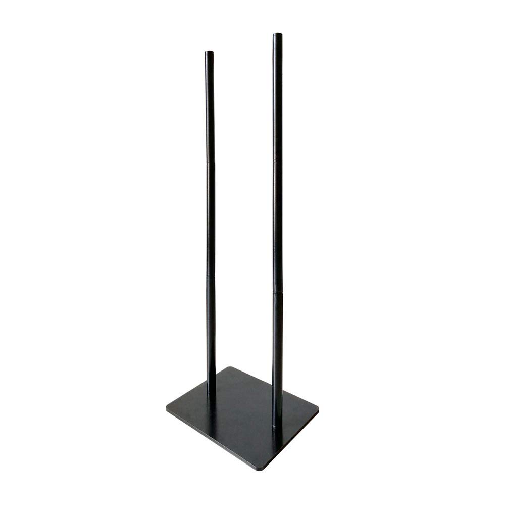 FixtureDisplays® Metal Tube Stand with Base - Ballot Box, Donation Box, Suggestion Box Holder (11064-NEW-NF) - Perfect for Voting, Fundraising & Feedback Collection