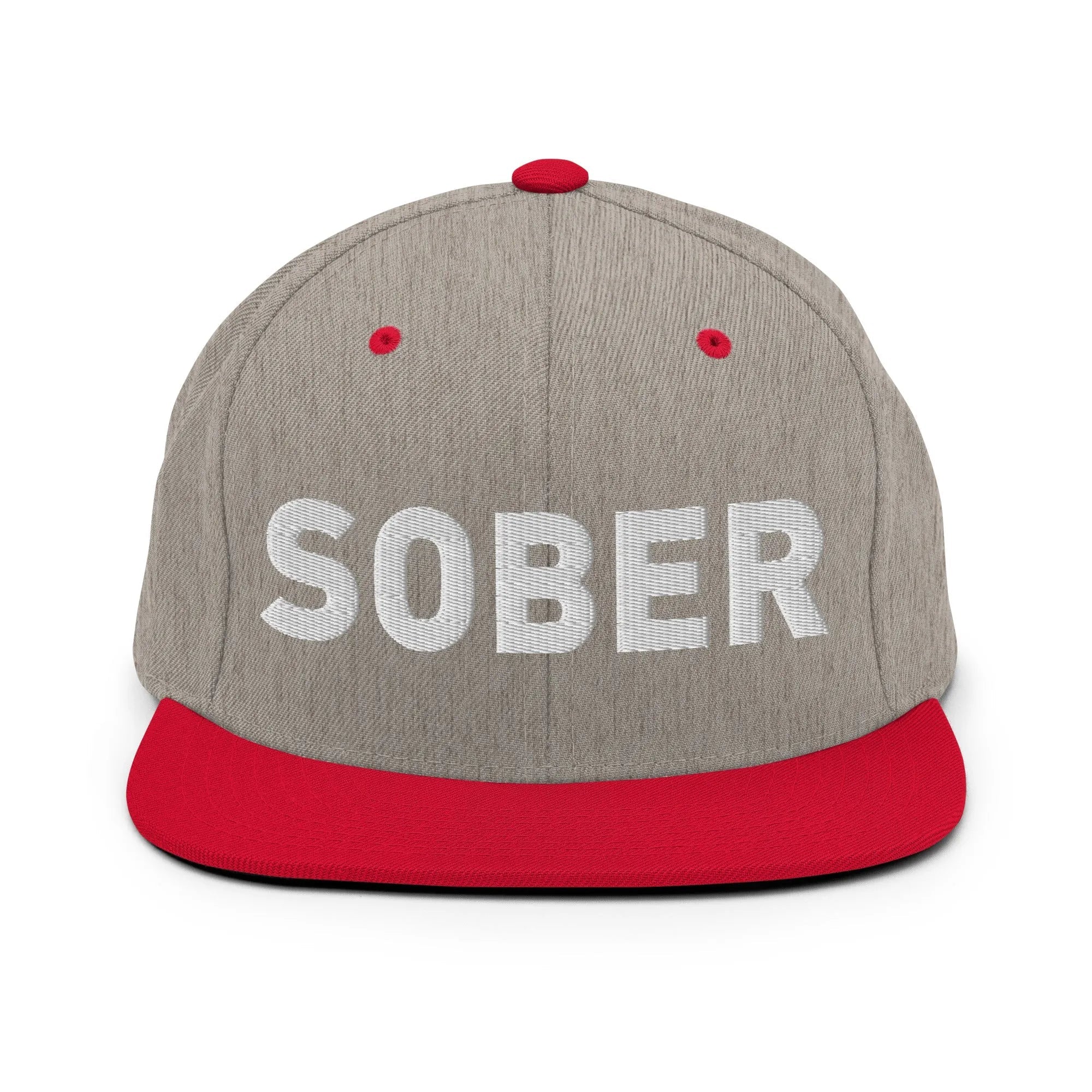 Heather Grey/ Red