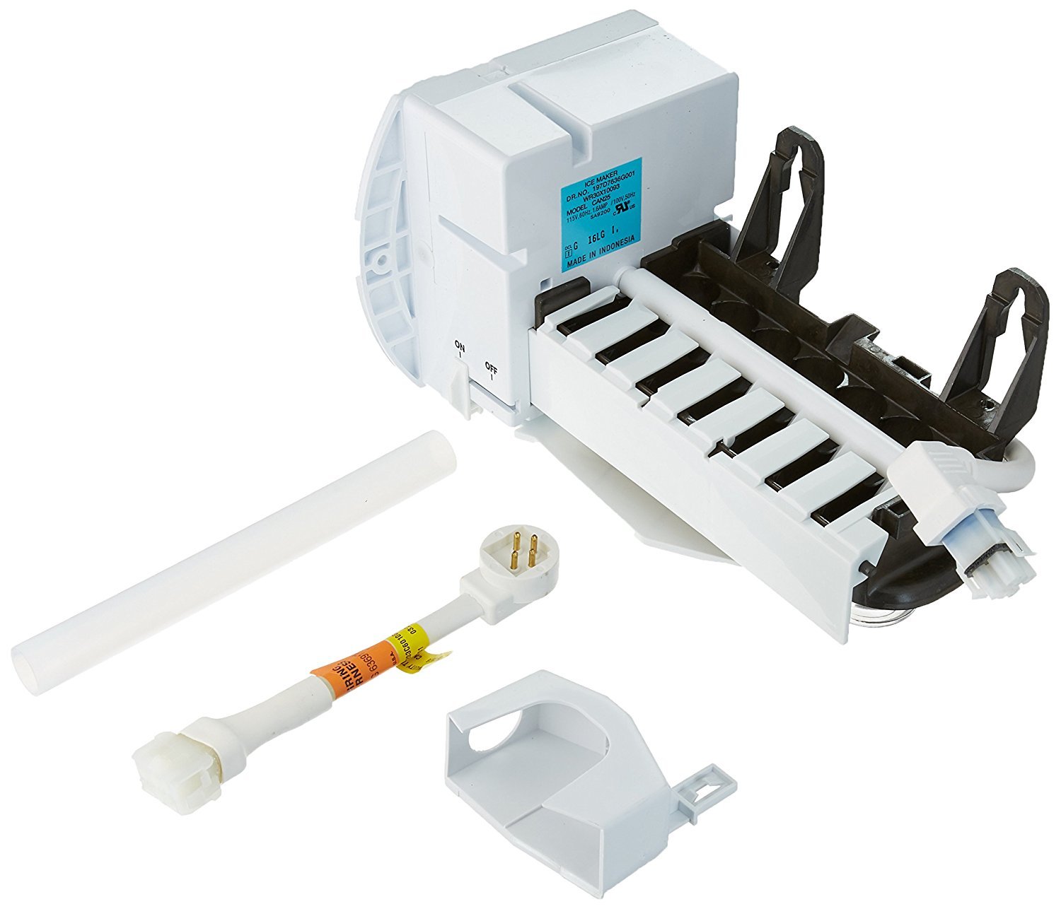 GE WR30X10093 Refrigerator Ice Maker Replacement Part - Compatible with Select GE Models - Perfect for Kitchen Appliance Repair & DIY Home Maintenance