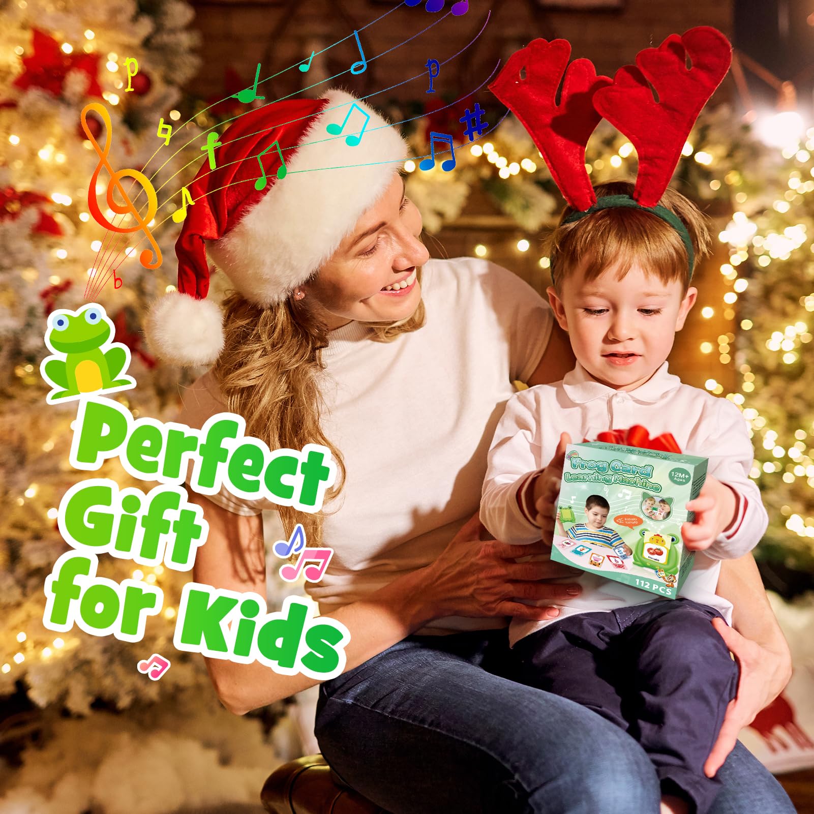 Educational Talking Flash Cards for Toddlers Age 2-3 | 224 Sight Words Learning Toys | Autism Sensory Toys & Speech Therapy Gifts | Perfect for Preschool Learning, Home Schooling & Travel Activities