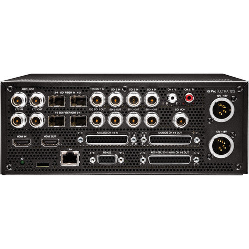 AJA Ki Pro Ultra 12G DCI/UHD/HD Recorder and Player with SDI & HDMI - Professional Video Recording for Film, TV & Live Production