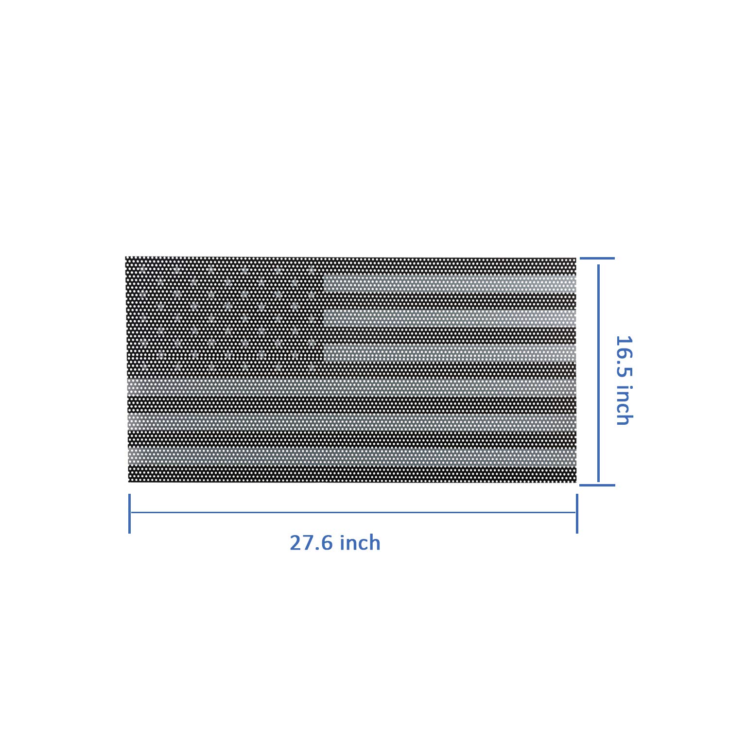 2007-2018 Jeep Wrangler JK & JKU Unlimited Grille Insert Mesh Cover - Black & White American Flag Bug Screen for Off-Road Protection | Durable Dust & Debris Shield for Summer Driving, Trail Riding & Highway Cruising | Perfect for Jeep Enthusiasts & Outdoor Adventures | Ideal for Desert Off-Roading, Camping Trips & Daily Commuting